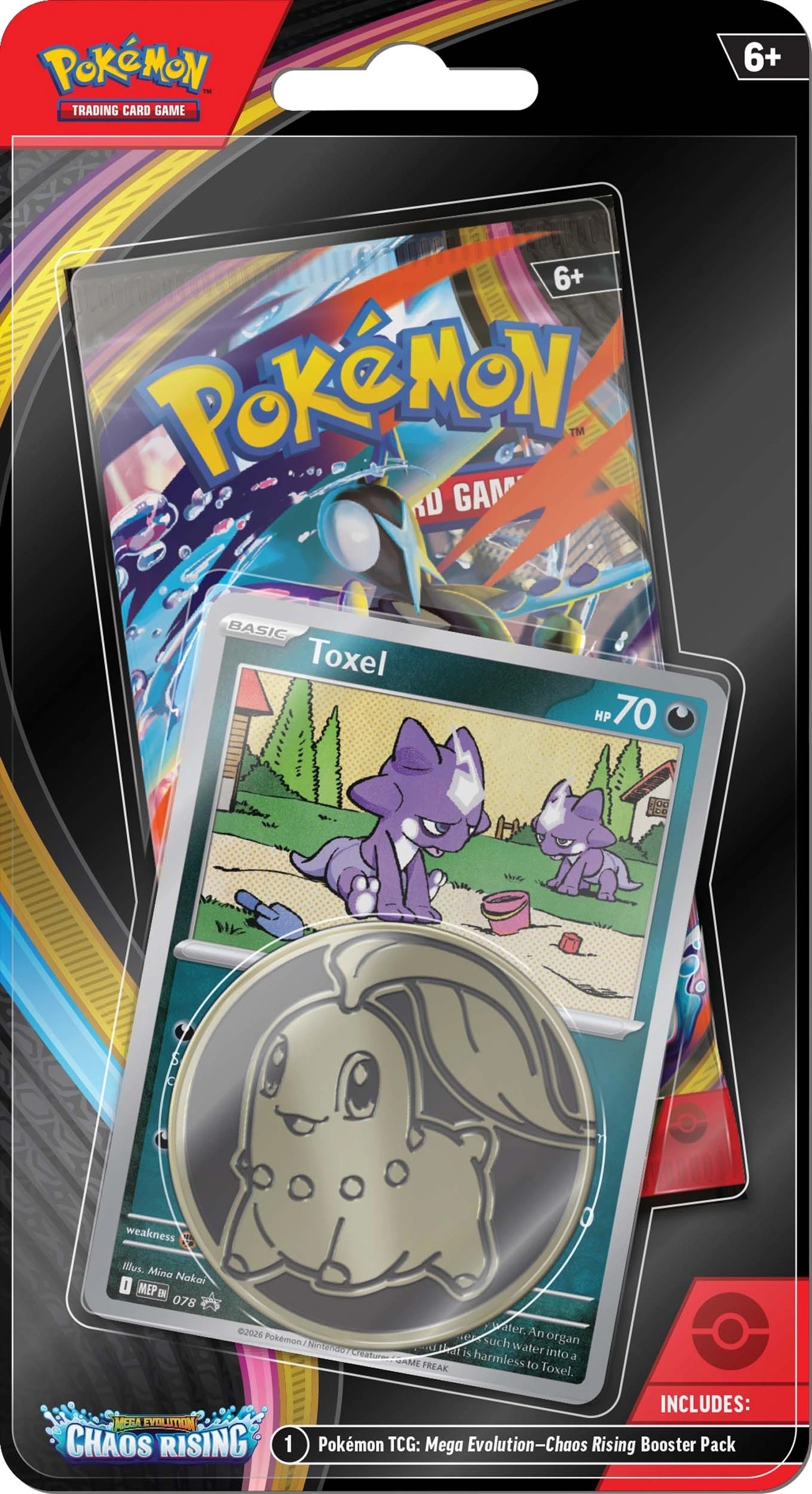 3 Pokemon Trading Card Game: Mega Evolution Pack - Assorted, 3 of 9