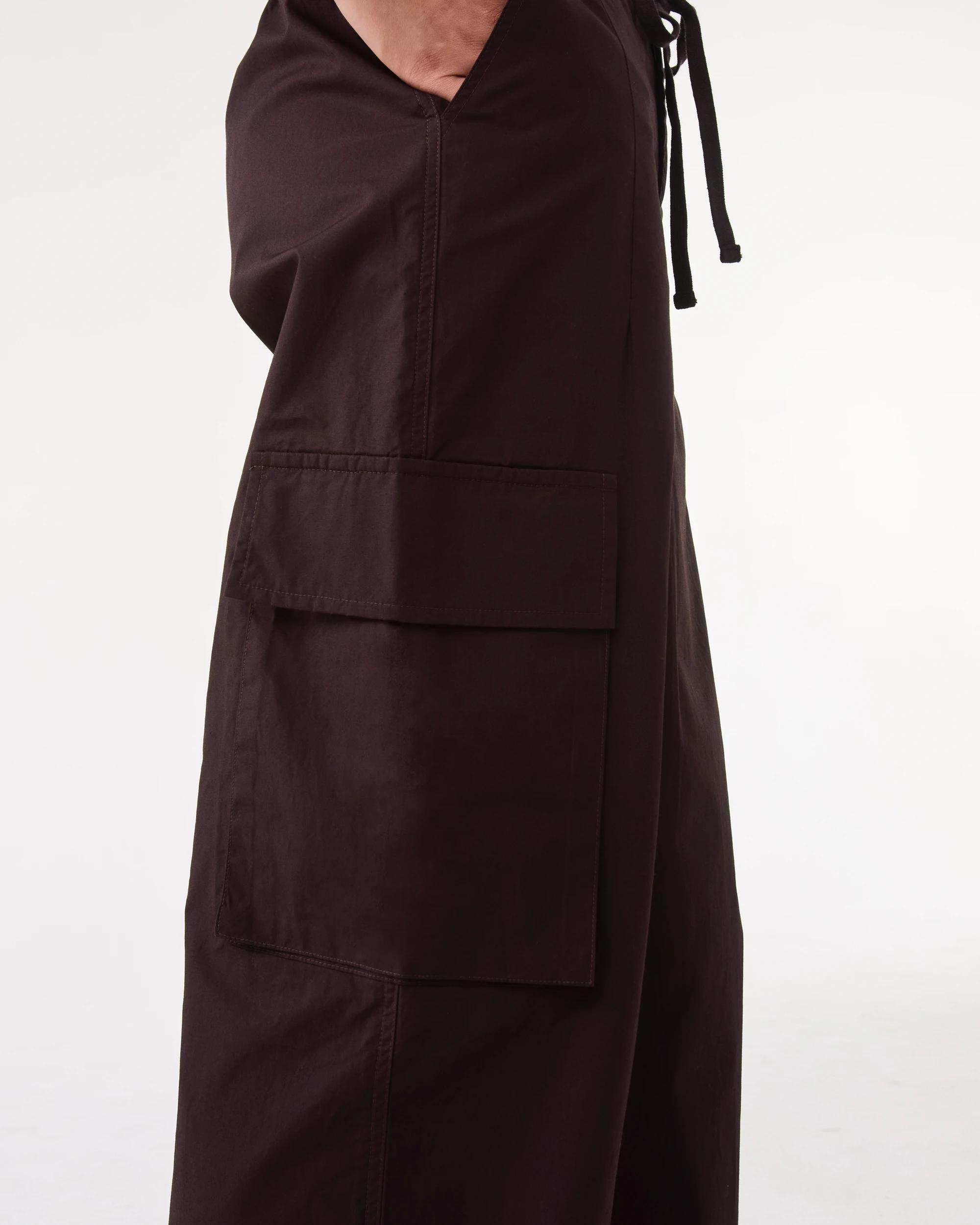 7 Balloon Leg Cargo Pants Choc Plum, 7 of 10