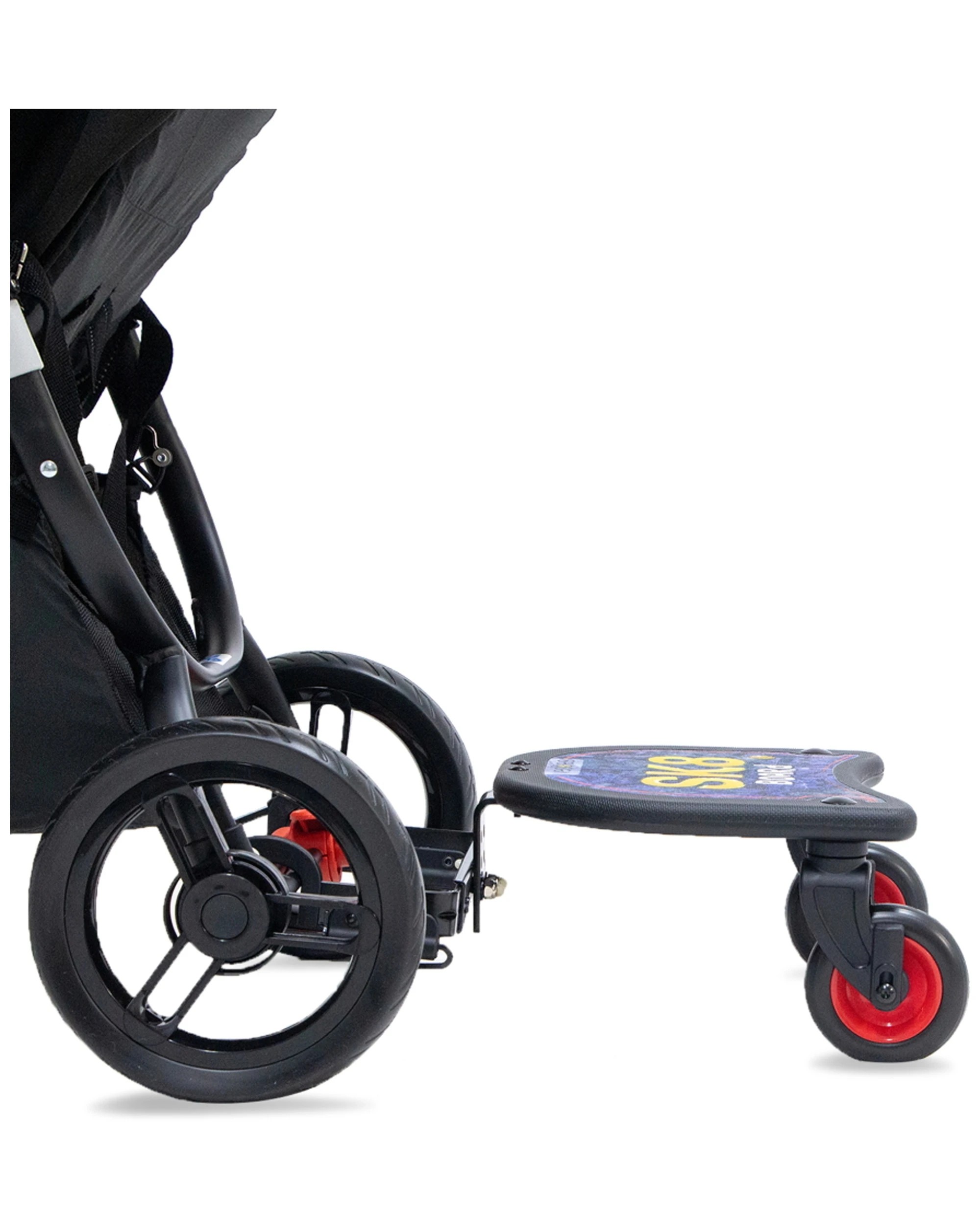 4 Vee Bee Sk8 Board Universal Stroller Ride-on Stand Toddler Accessory 15 Months Plus
 - Black, 4 of 7