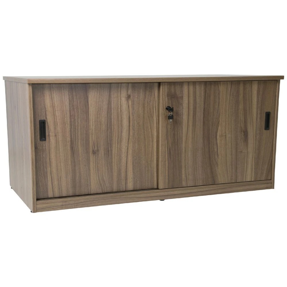1 Stilford Professional Credenza 1500mm Sliding Door Walnut Cabinets Cupboards, Lockers and Credenzas, 1 of 3