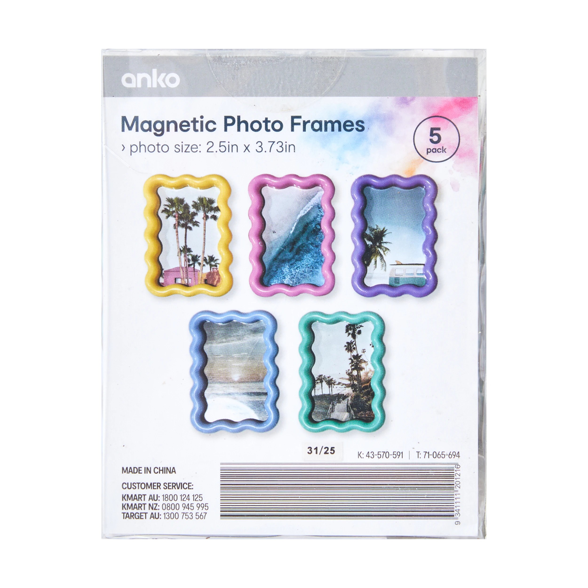 6 5 Pack Magnetic Photo Frames, 6 of 6