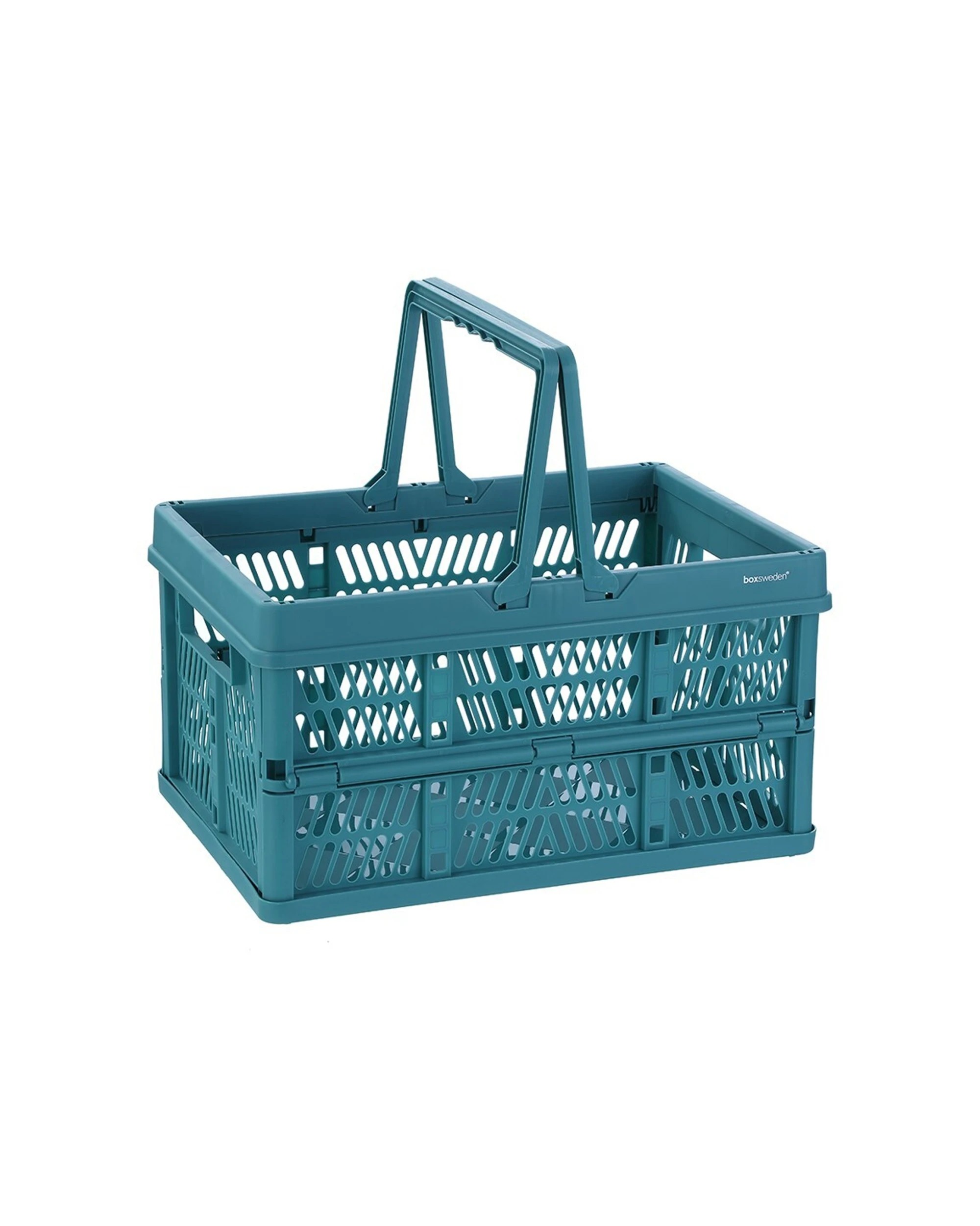 2 Boxsweden 44cm Folding Storage Carry Basket 26.5l Capacity - Bpa Material For Home Organisation - Assorted, 2 of 6