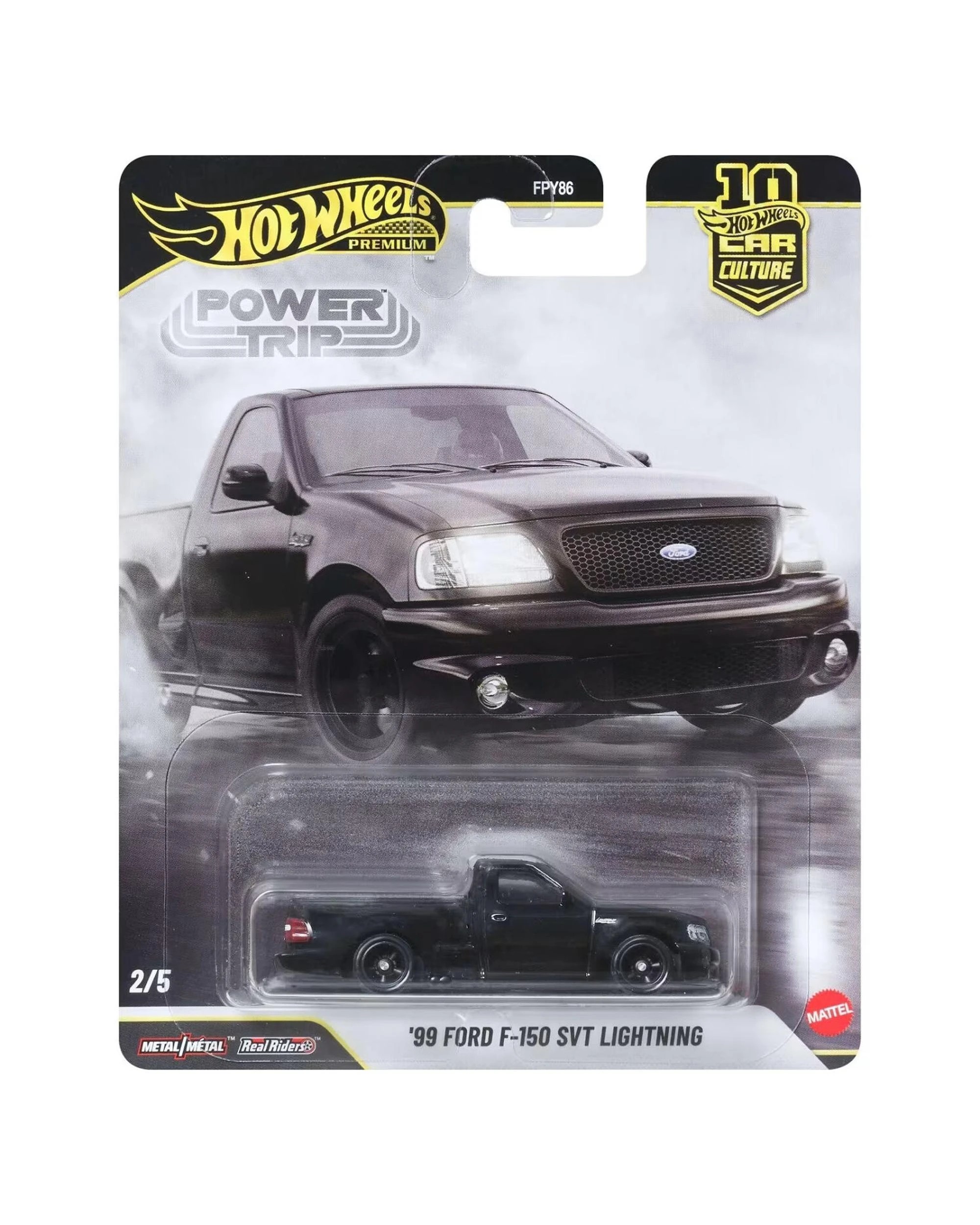 1 Hot Wheels Premium Car Culture Power Trip 1999 Ford F-150 SVT Lightning Diecast Vehicle, 1 of 4