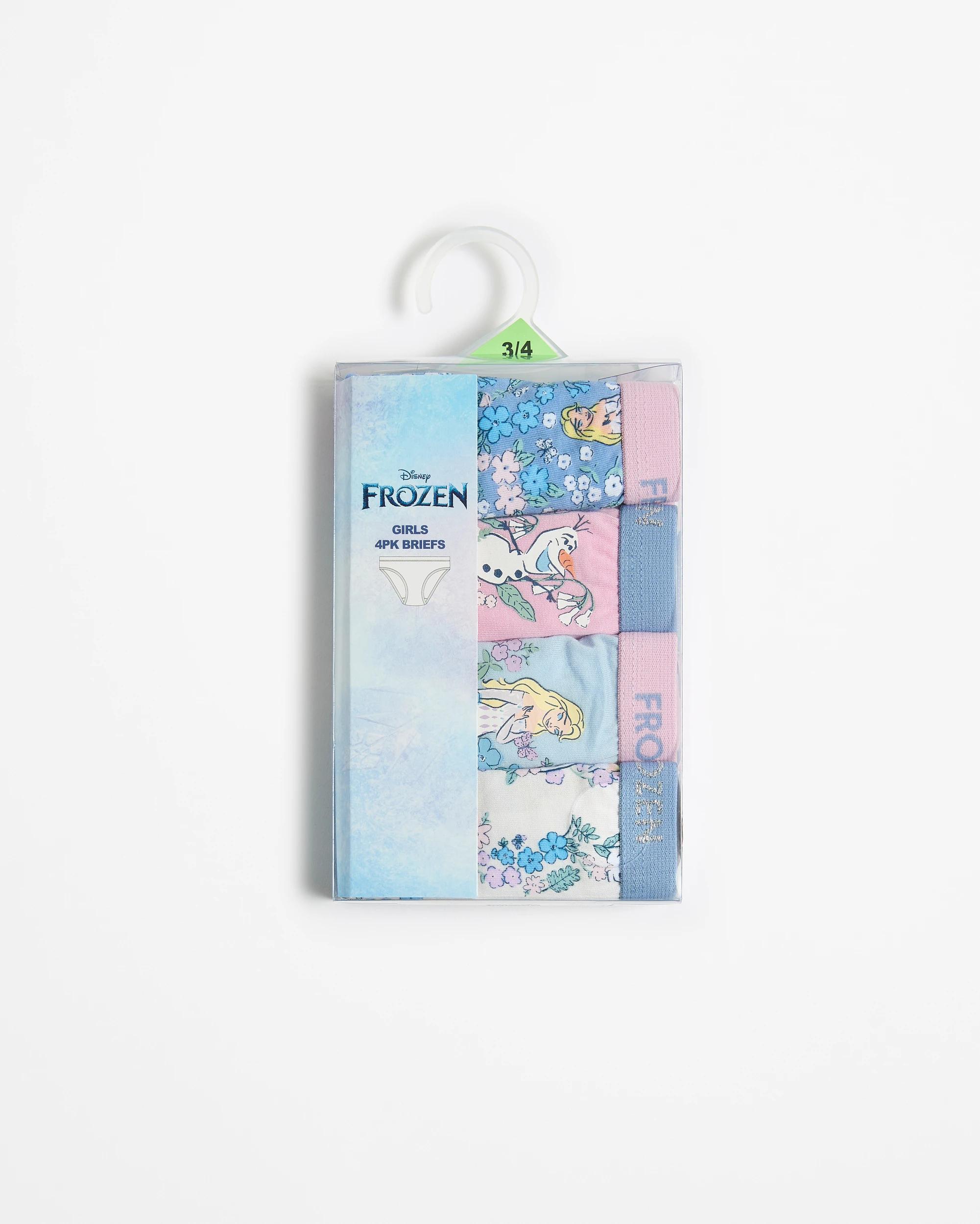 2 Disney Frozen Girls Briefs 4 Pack MULTI, 2 of 2