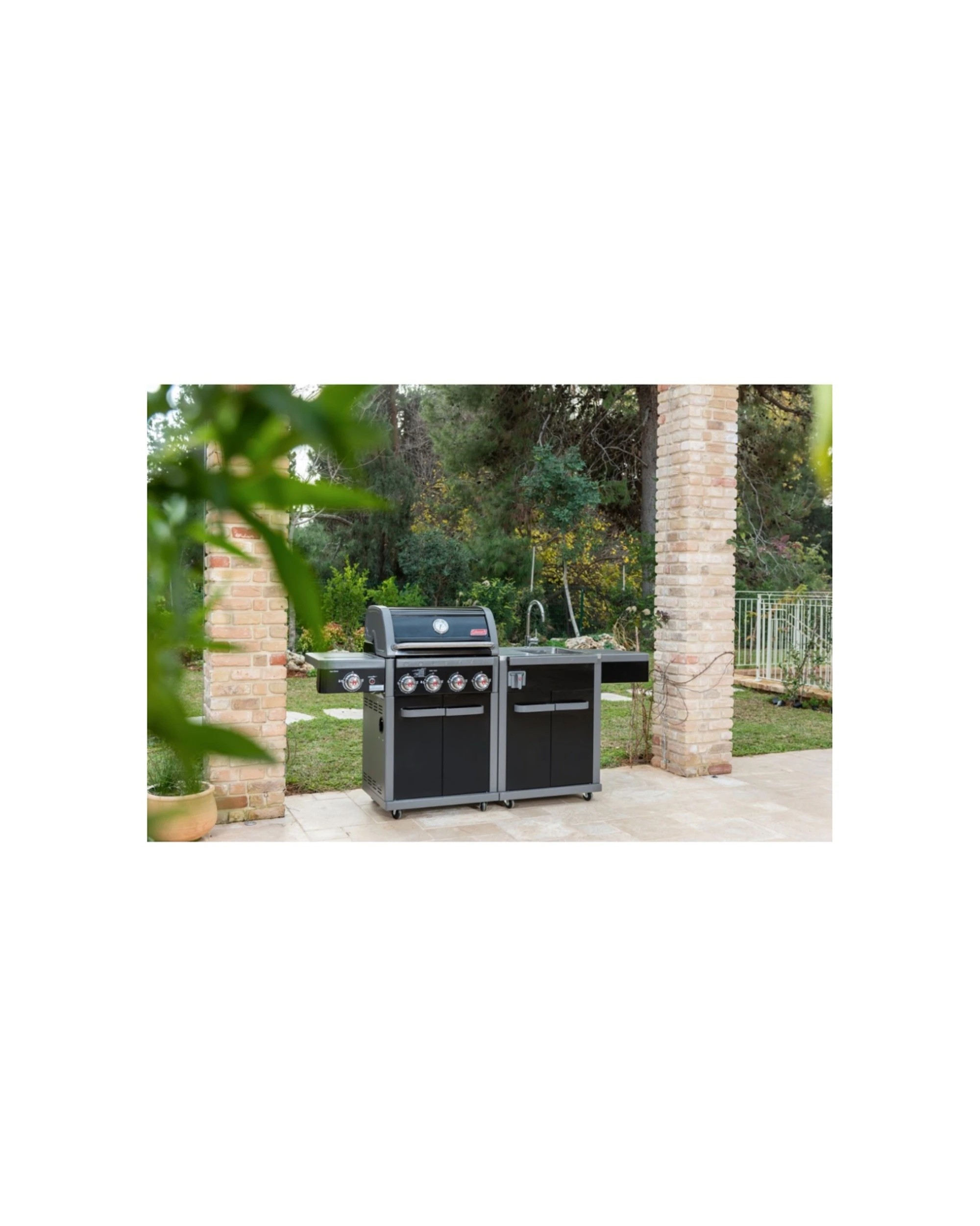 4 Coleman Revolution 4 Burner Kitchen With Sink Module - Gloss - Black, 4 of 4