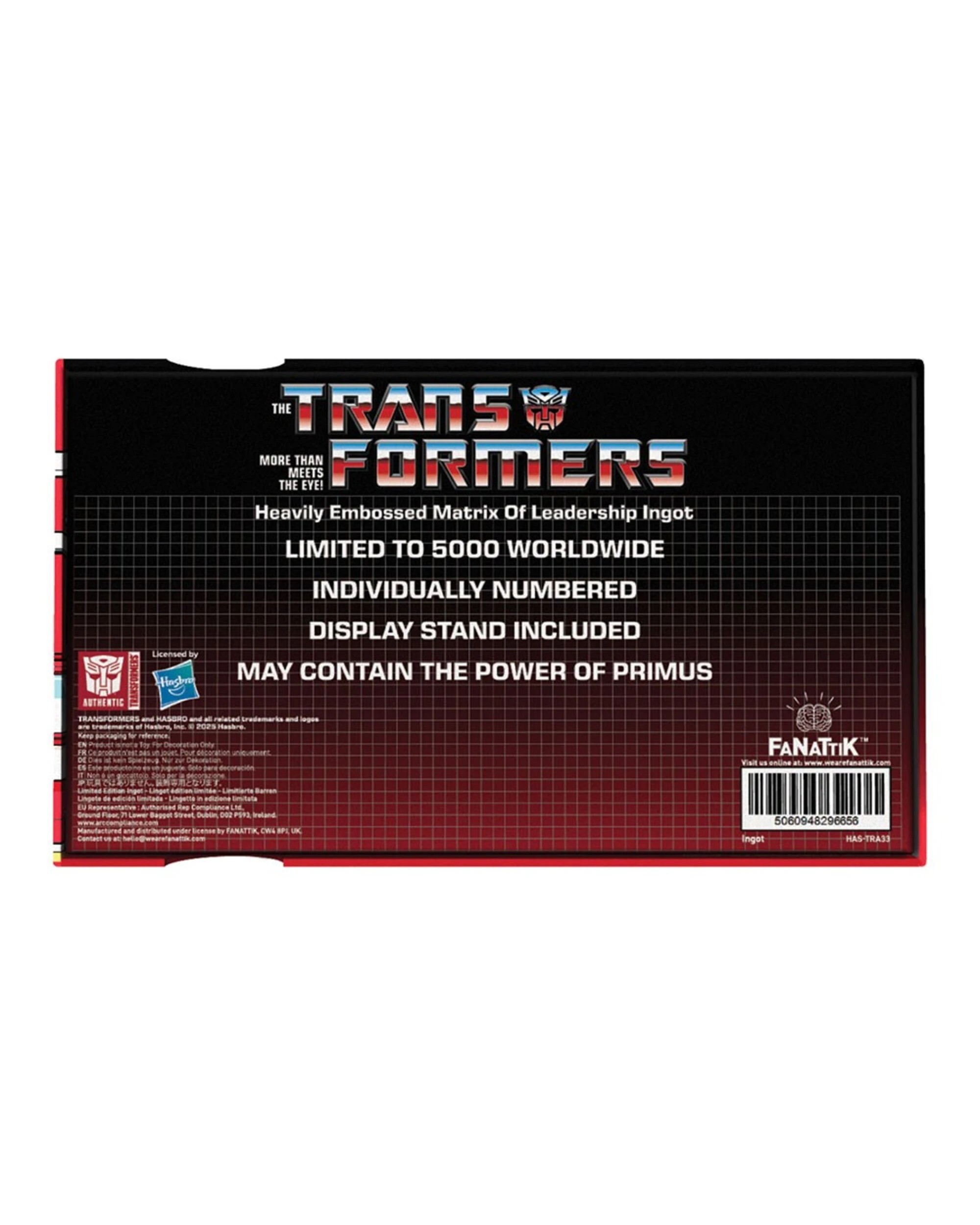 4 Transformers - Matrix of Leadership Replica, 4 of 5