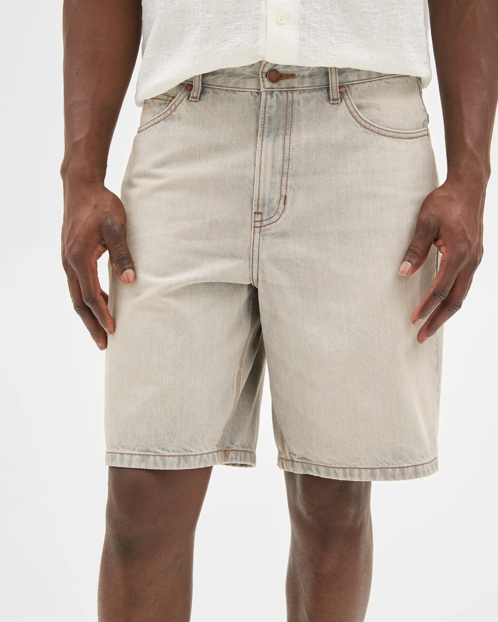 5 Denim Loose Shorts - Commons SILVER, 5 of 6