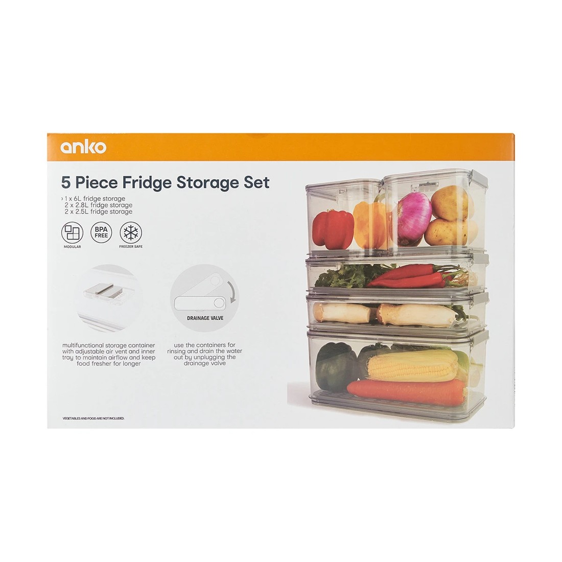 10 5 Piece Fridge Storage Set, 10 of 10