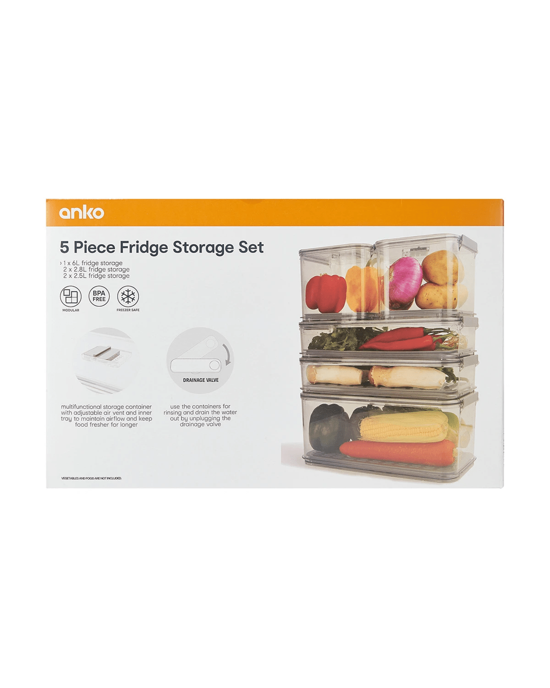 10 5 Piece Fridge Storage Set, 10 of 10