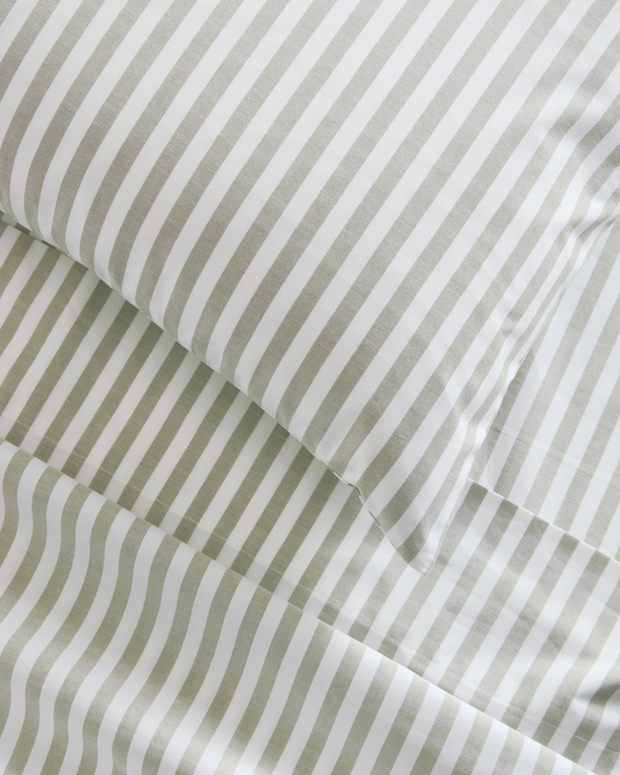 3 Target Australian Cotton Mix & Match Flat Sheet - Queen Bed - Green, 3 of 3