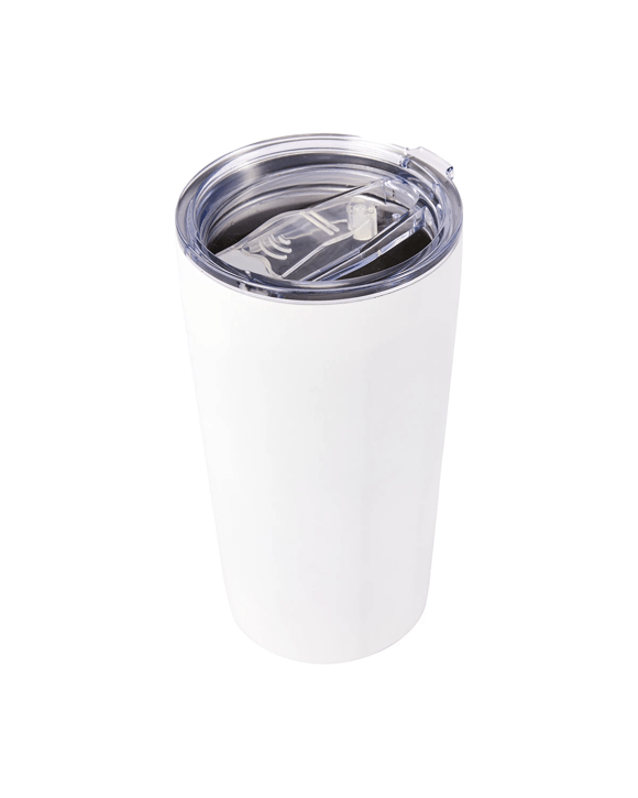 500ml White Stainless Steel Coffee Tumbler