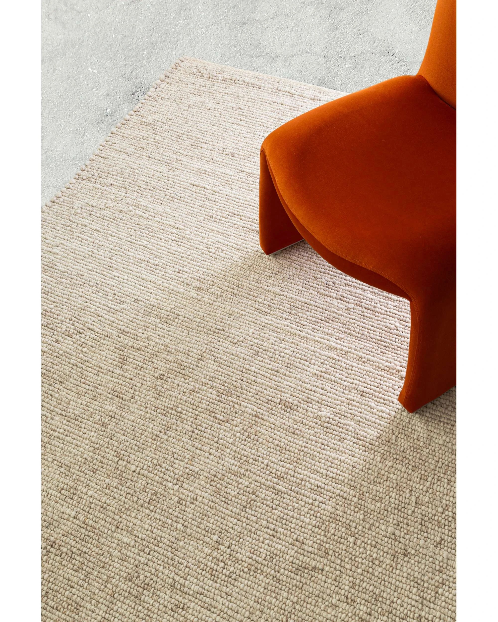 3 Loopsie Denver Neutral Marbled Wool Rug-230cm x 160cm - White, 3 of 8