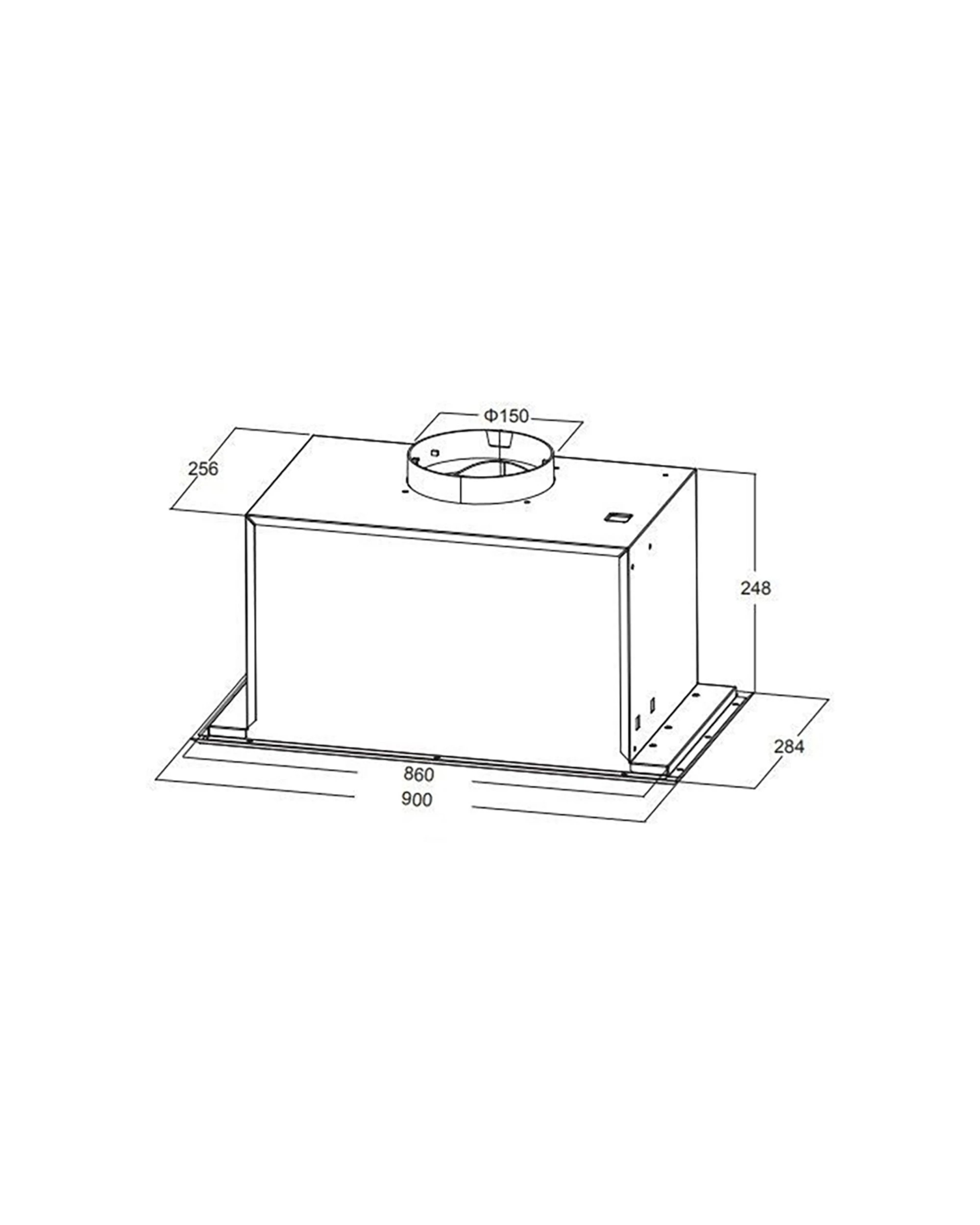 5 Kleenmaid Fixed Undermount Rangehood 90cm Stainless Steel Kitchen Exhaust Vent - Silver, 5 of 5