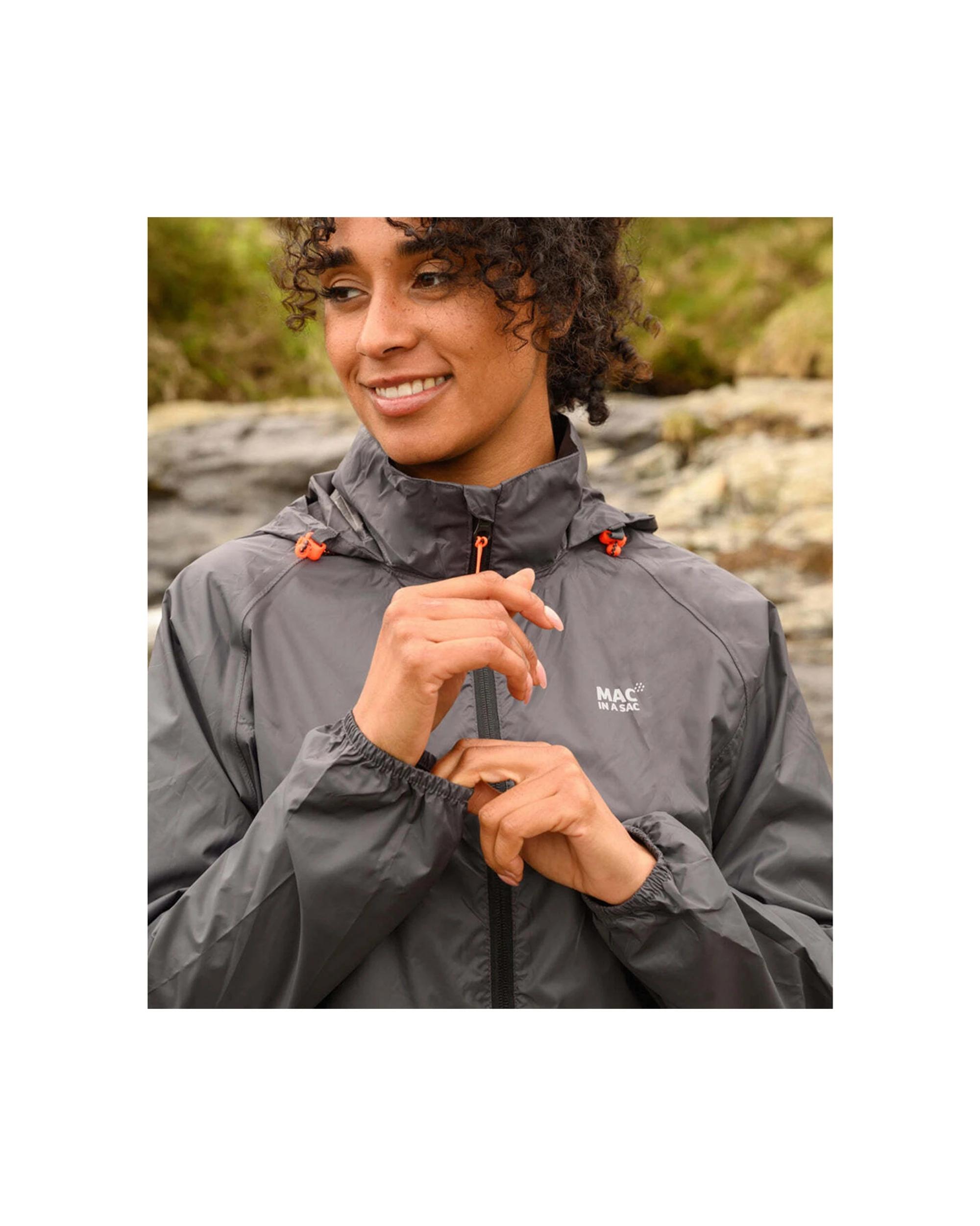 3 Mac In A Sac Unisex Adults Waterproof Jacket CHARCOAL, 3 of 7