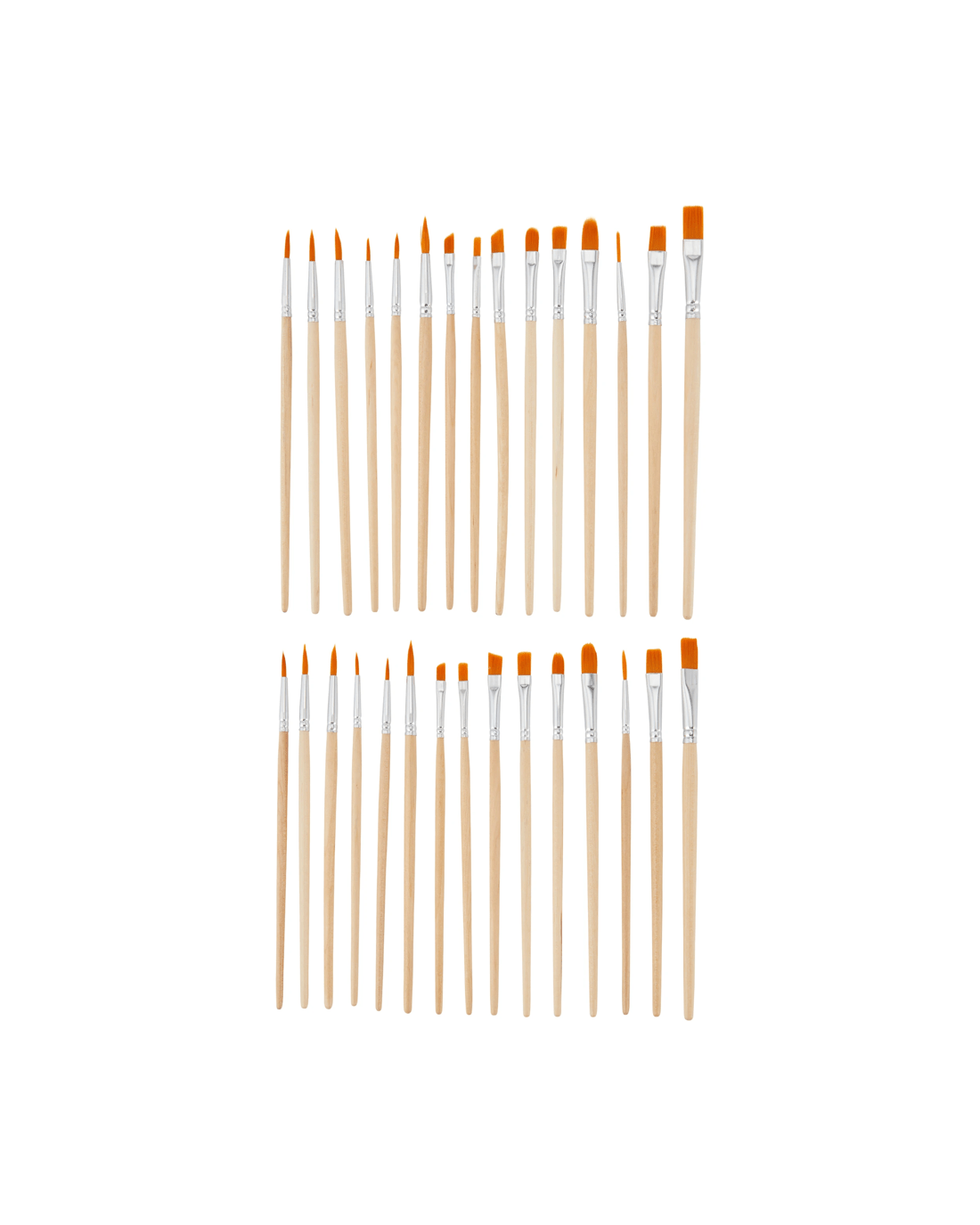 4 16 Piece Paint Brush and Holder Set - Assorted, 4 of 6