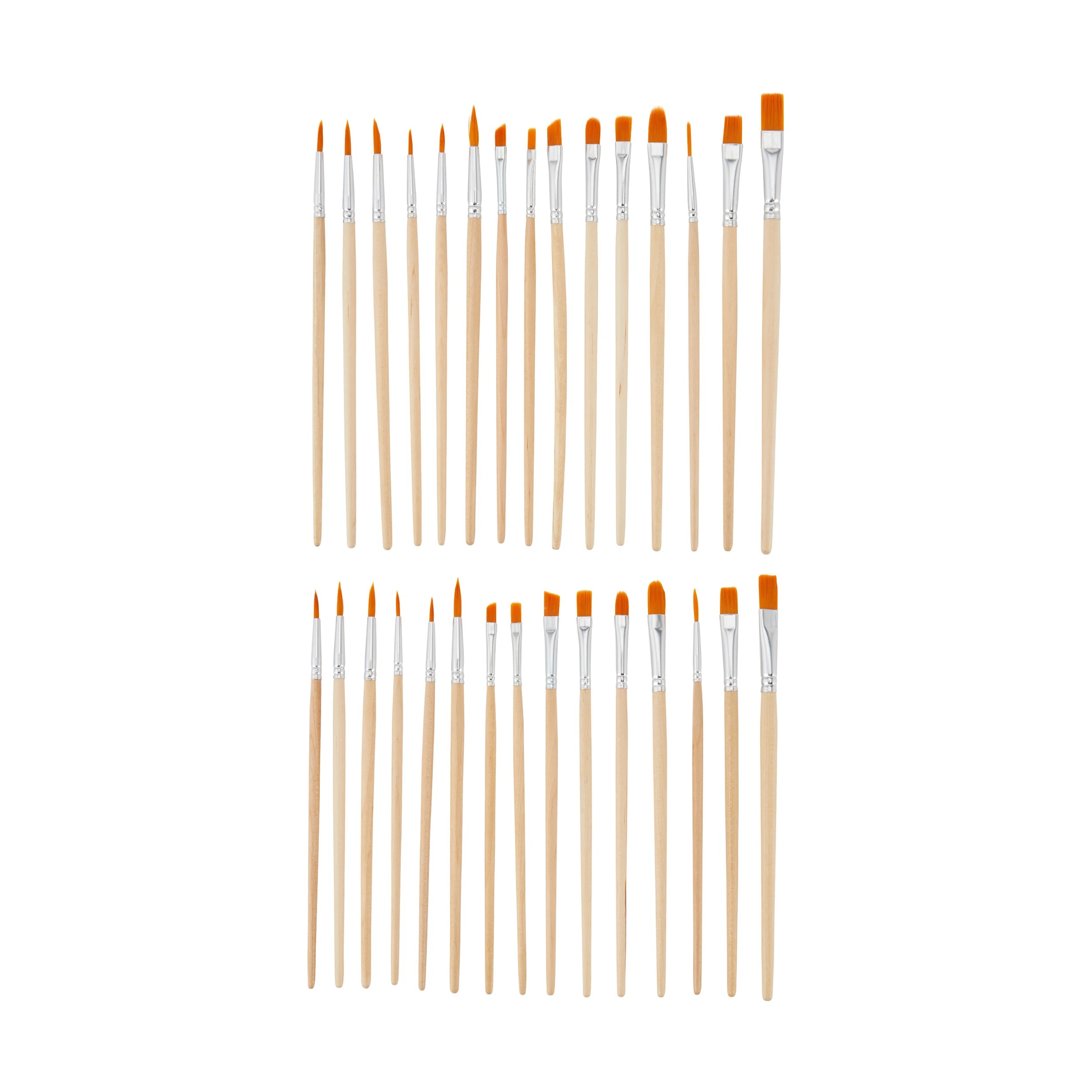 4 16 Piece Paint Brush and Holder Set - Assorted, 4 of 6