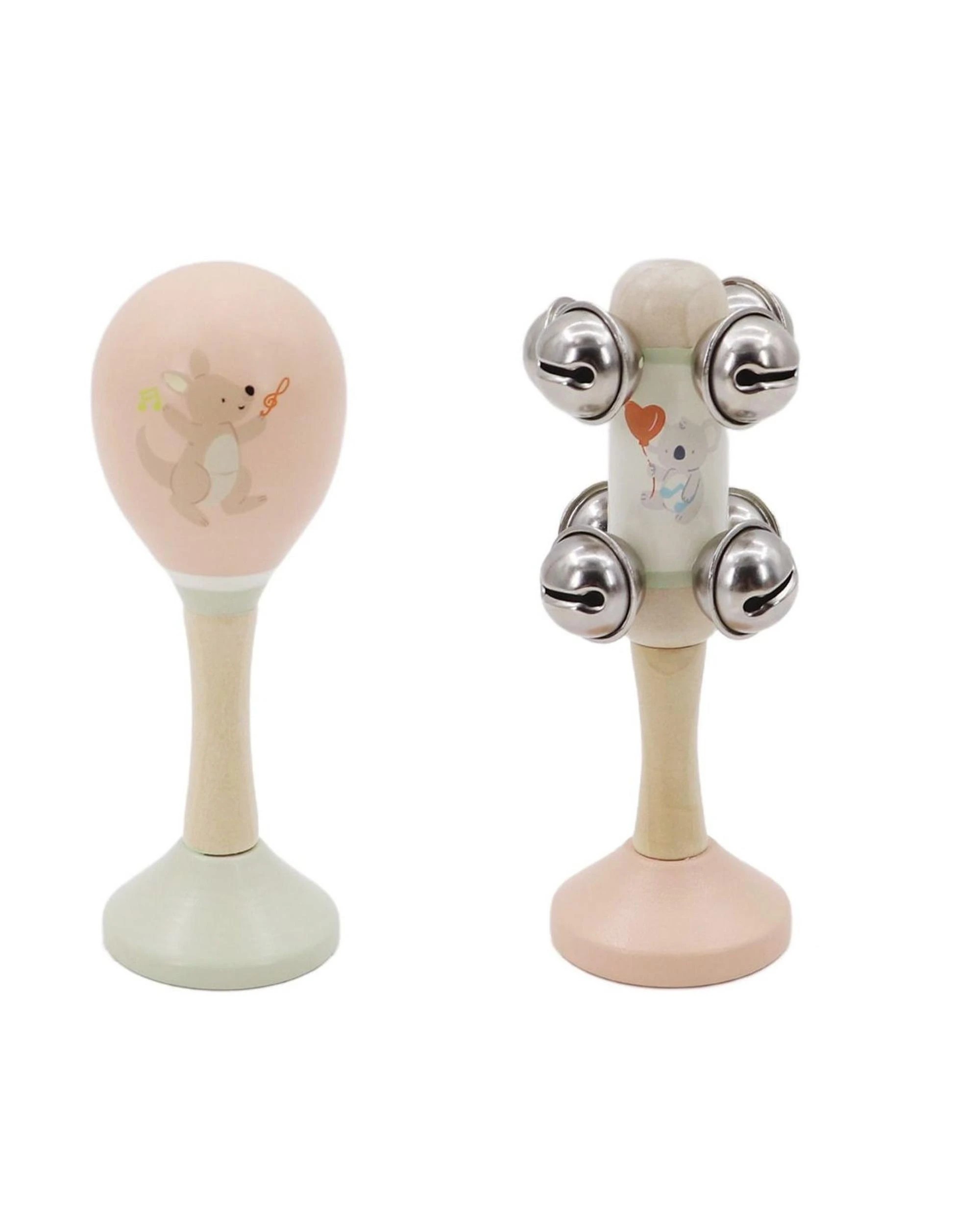 2 Onya Kids Koko's Music Adventure Koala and Kangaroo Wooden Music 2 Piece Set, 2 of 5