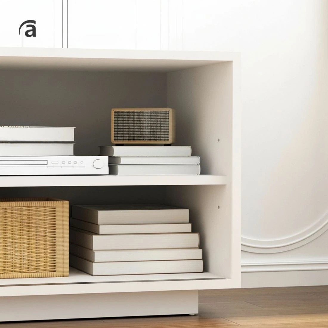 7 Artiss TV Unit Entertainment Unit Storage Cabinet 160cm - White, 7 of 8