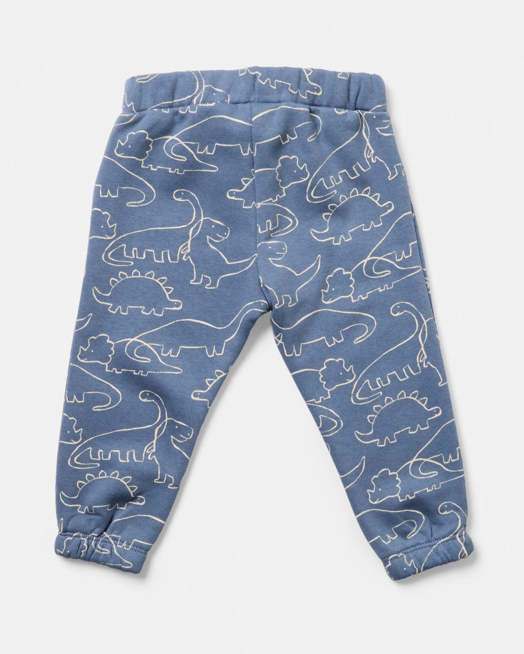 2 Relaxed Trackpants Blu Dino, 2 of 3