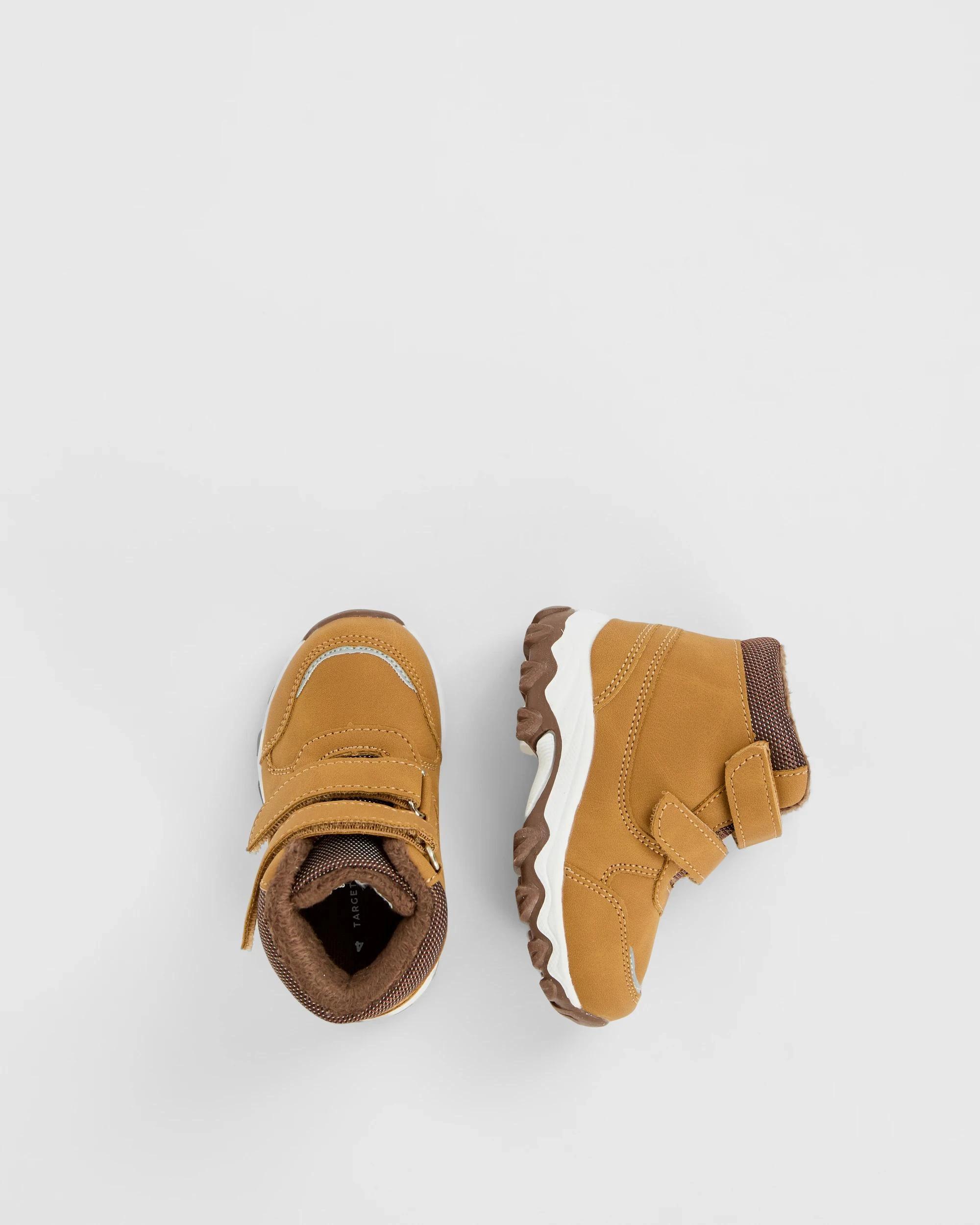 3 Target Baby Baby First Walker Fashion Outdoor Hiker Boots TAN, 3 of 3