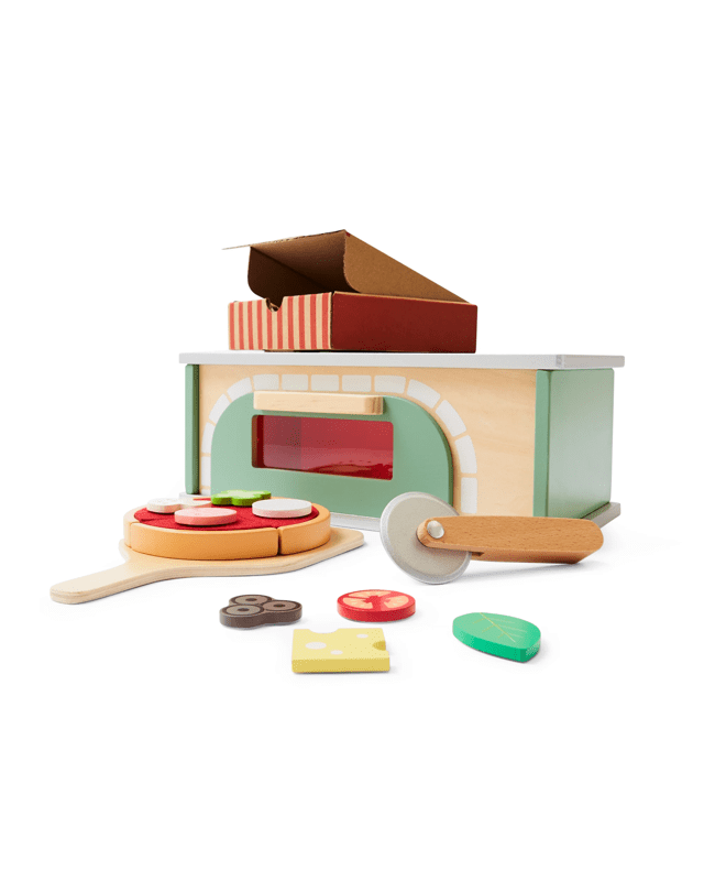 20 Piece Wooden Light and Sound Pizza Oven