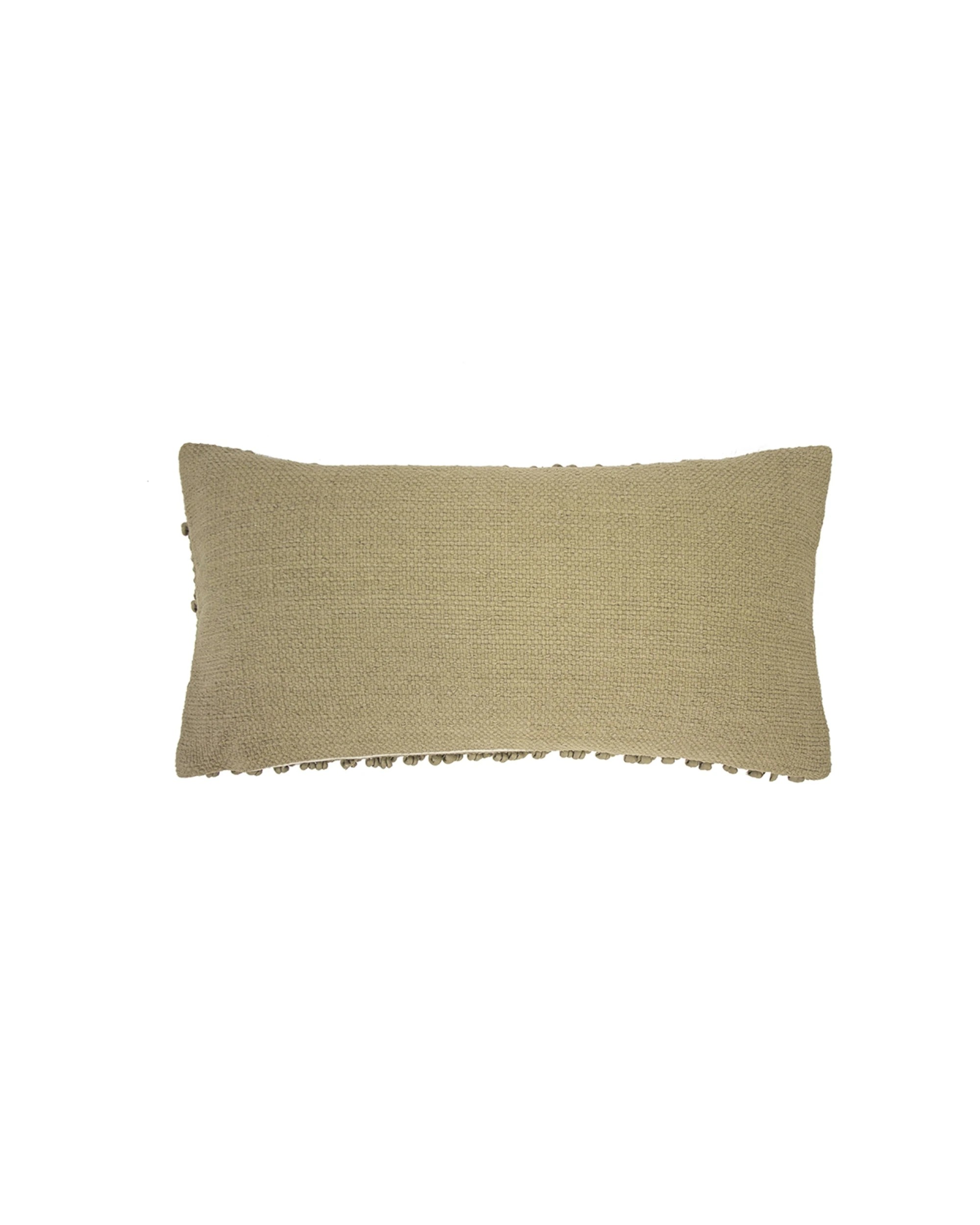 3 Bambury Glenelg Cushion Textured Cotton Decorative Rectangle - Brown, 3 of 4