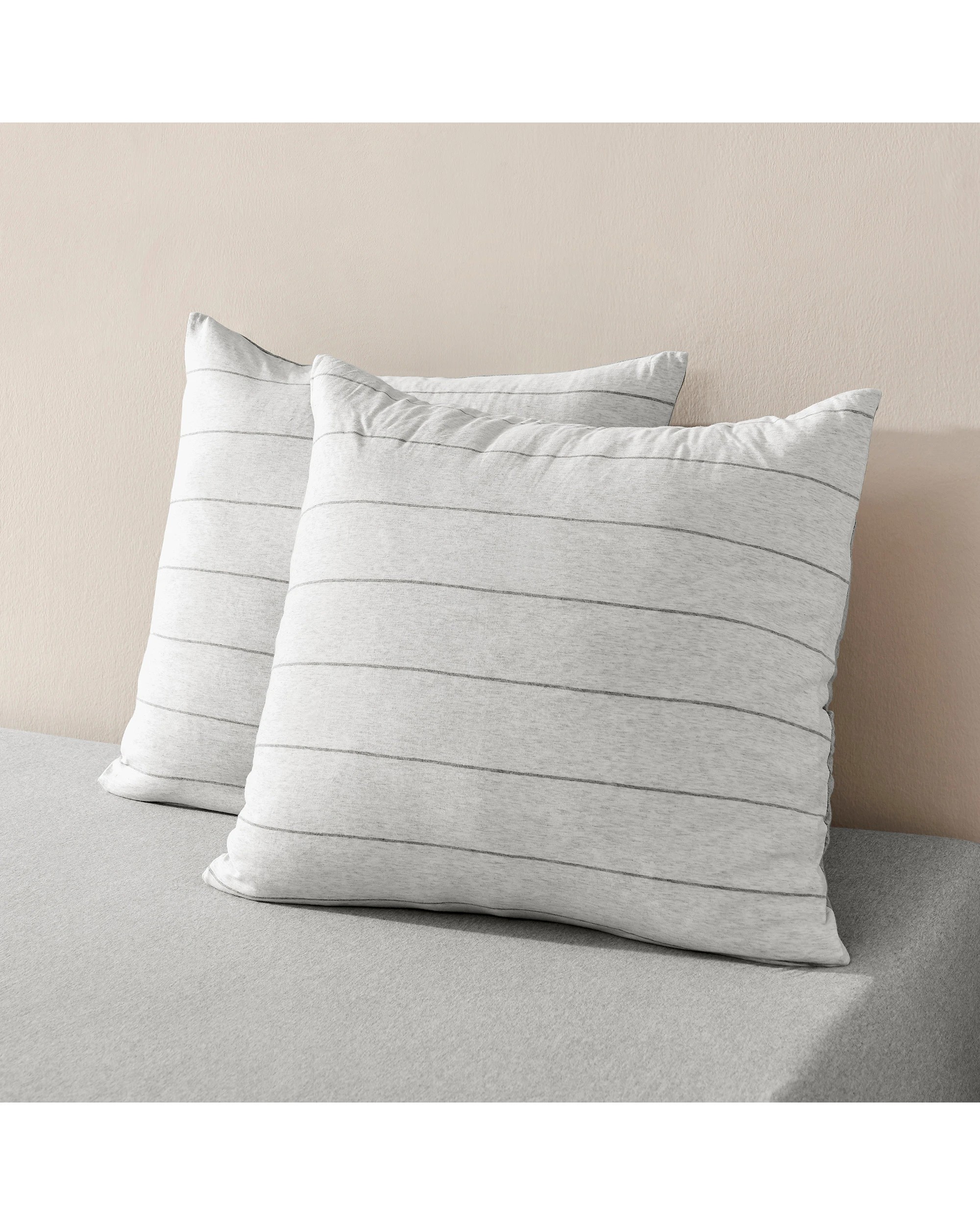 Dreamaker Jersey Luxe 100% Cotton Reversible European Pillowcase Twin ...