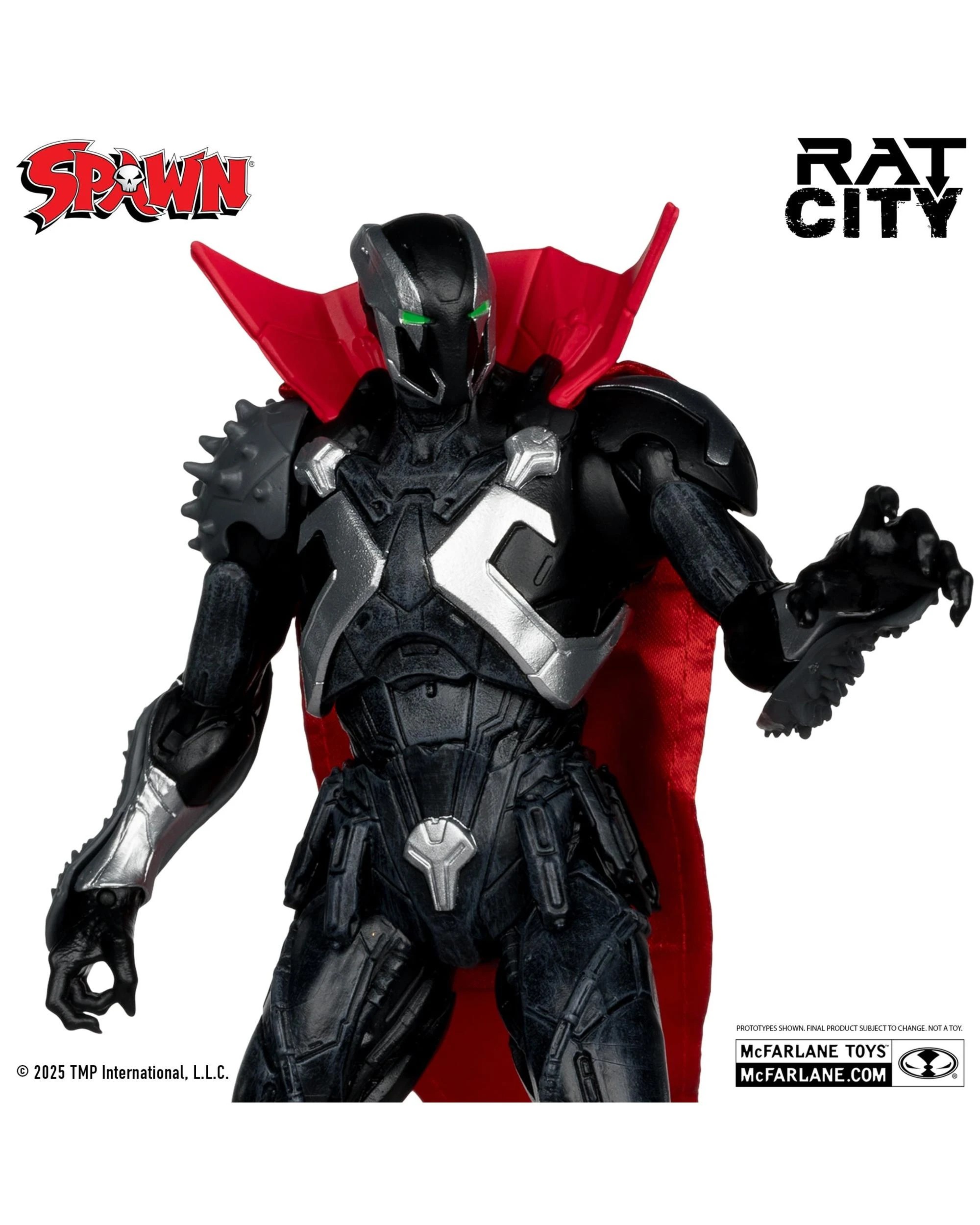 4 McFarlane 30th Anniversary Spawn The Deviant Rat City Red Platinum Edition 7 inch Action Figure, 4 of 10