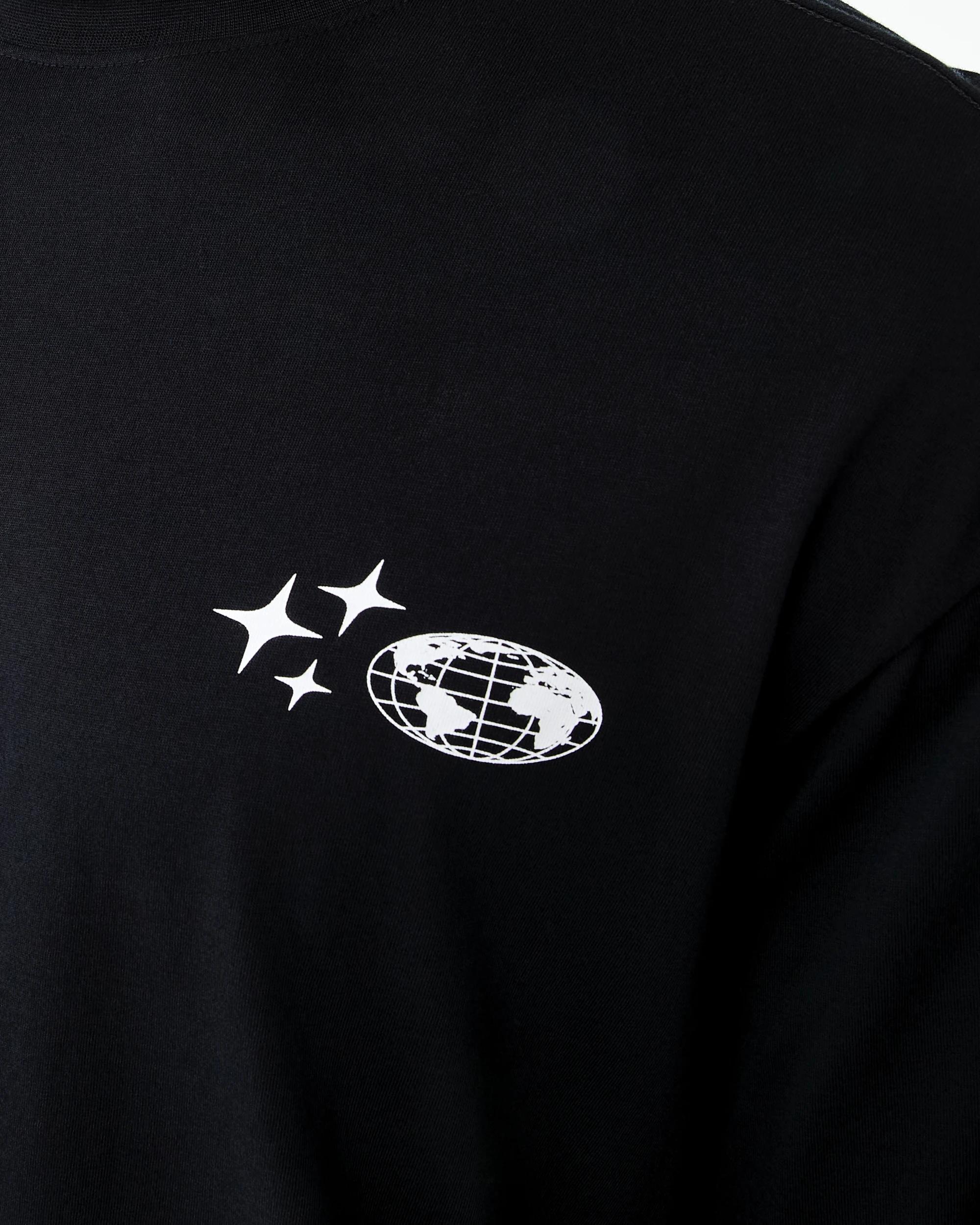 7 Long Sleeve Oversized Graphic T-shirt Black, 7 of 7