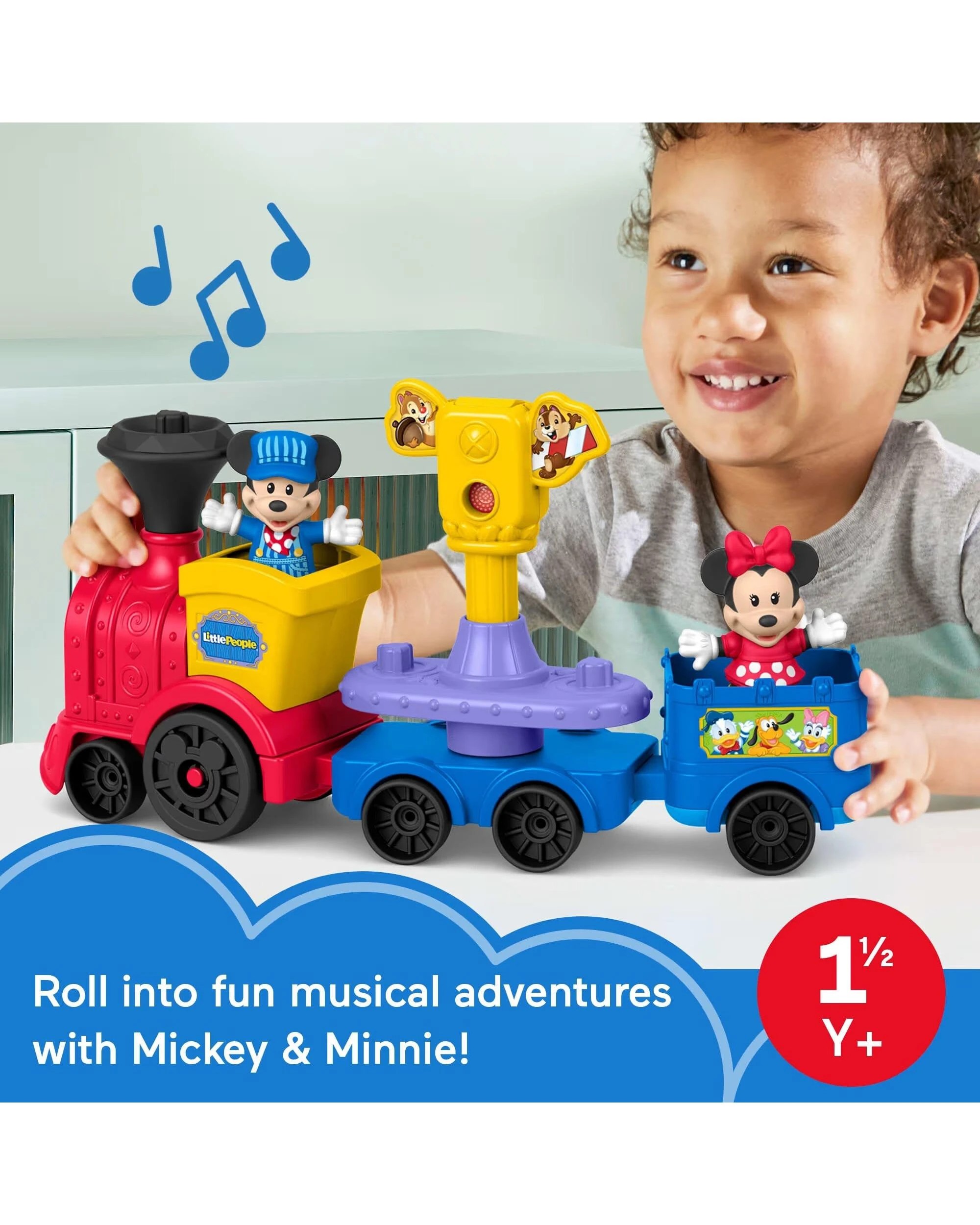 6 Fisher-Price Little People Disney Jr Mickey and Minnie Musical Train, 6 of 6