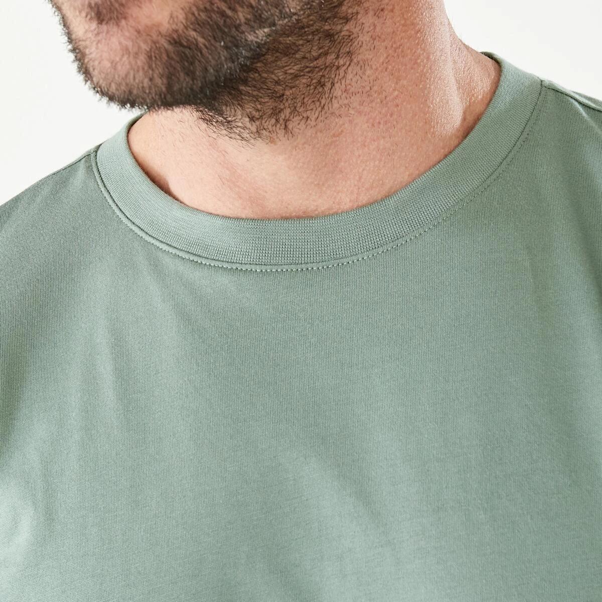 5 Australian Cotton Crew Neck T-shirt Chin Green, 5 of 5