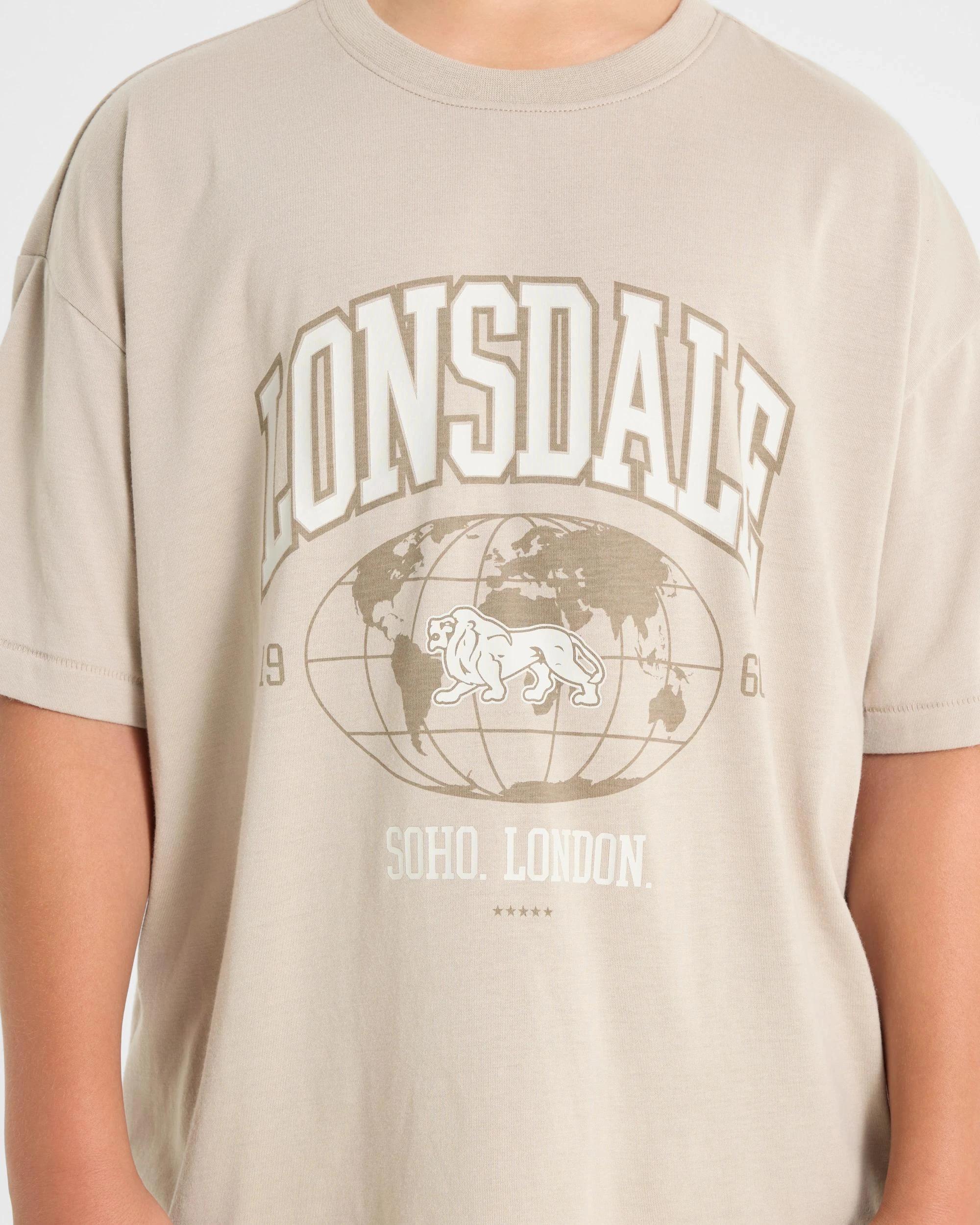 4 Lonsdale London Heritage T-Shirt SAND, 4 of 5