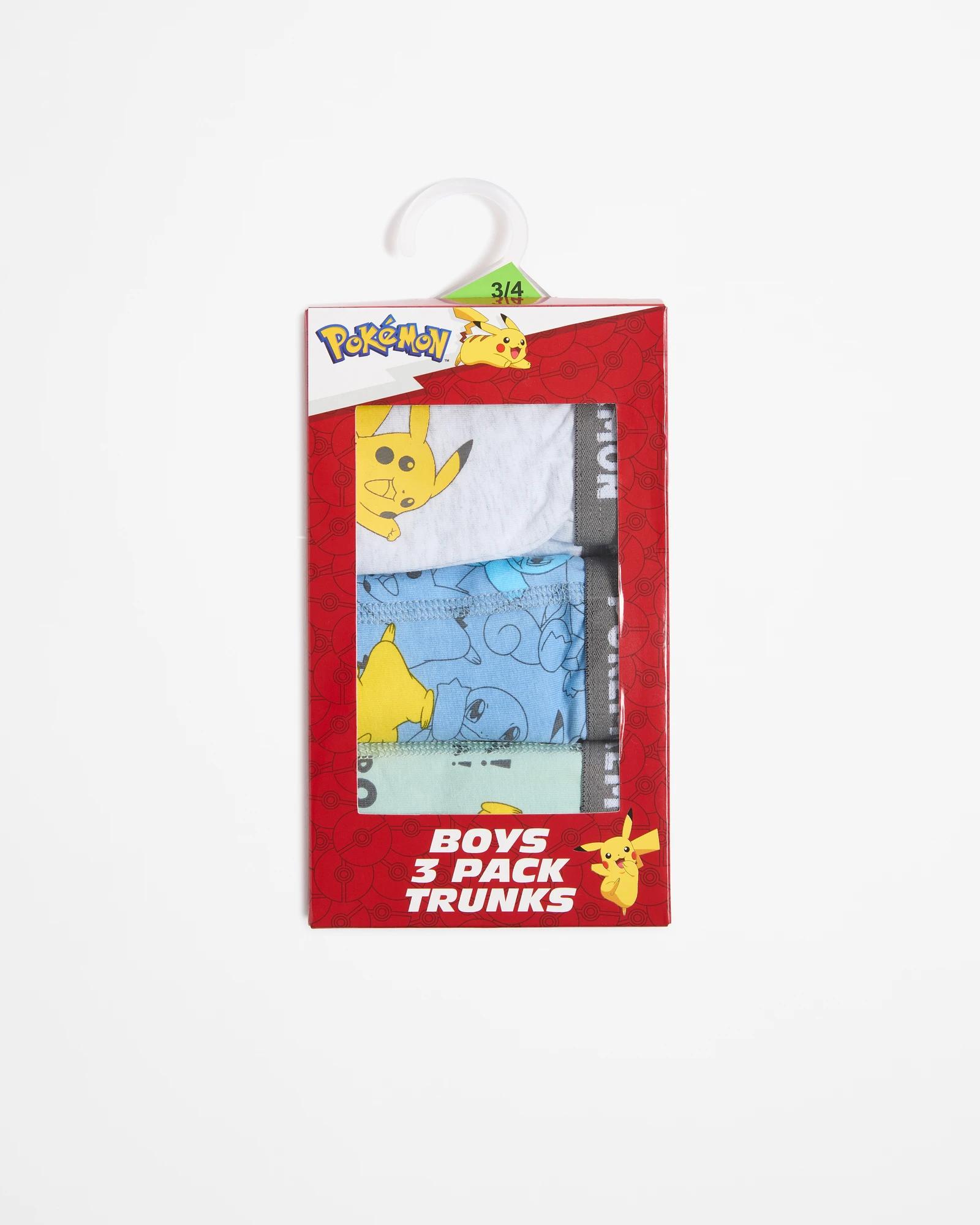 2 Pokemon Boys Trunks Gifting 3 Pack POKEMON, 2 of 2