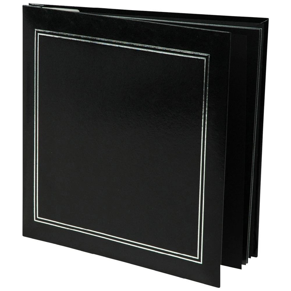 1 NCL Self Adhesive Economy Album Plain Black, 1 of 8