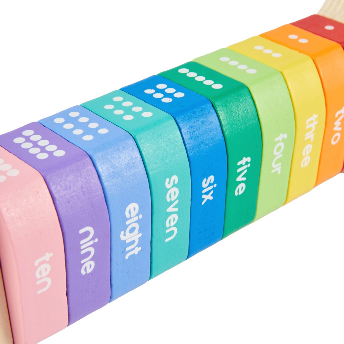 6 Wooden Play Count and Stack Dog, 6 of 8