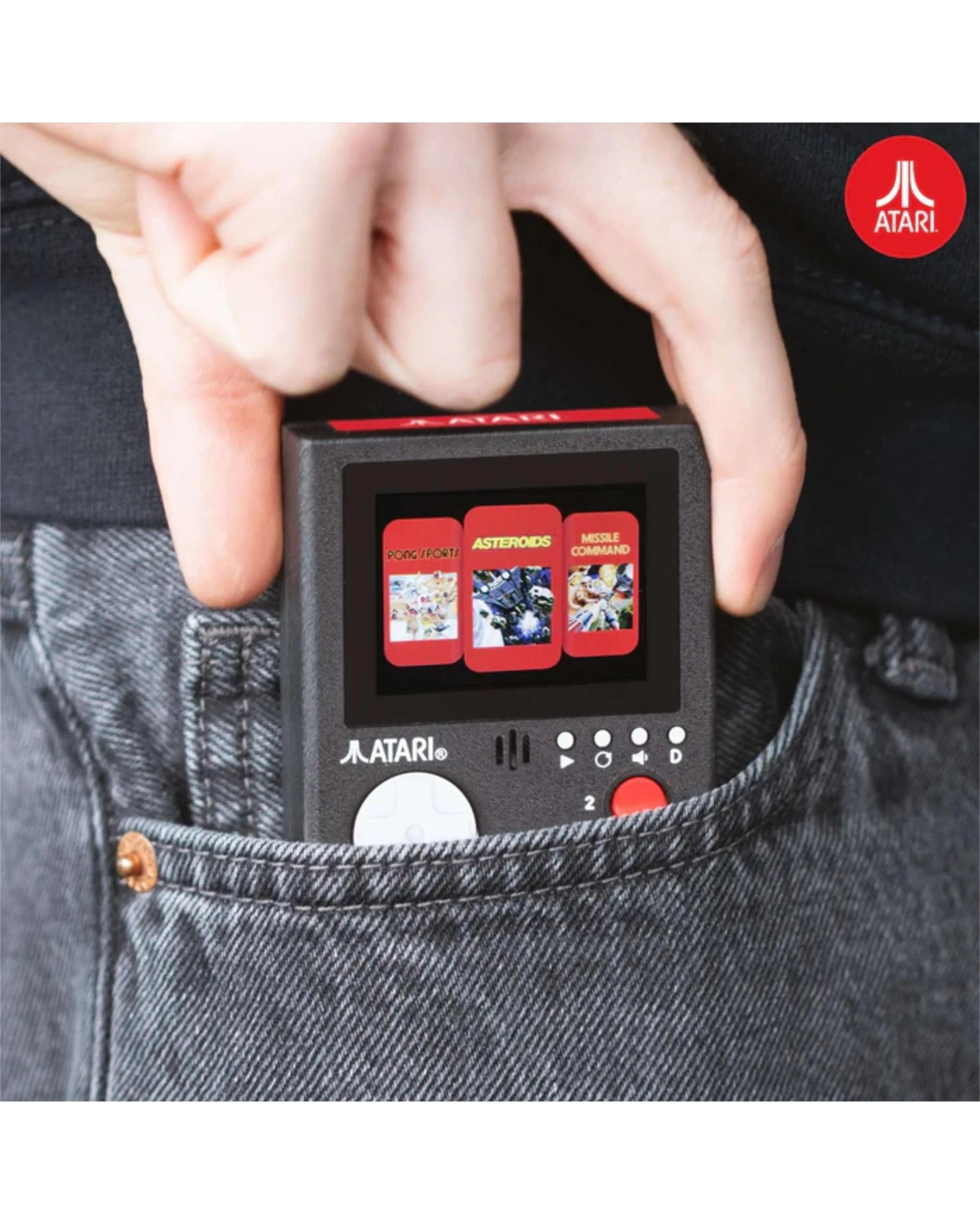 7 Thumbs Up! Atari 3-In-1 Keyring Arcade, 7 of 7