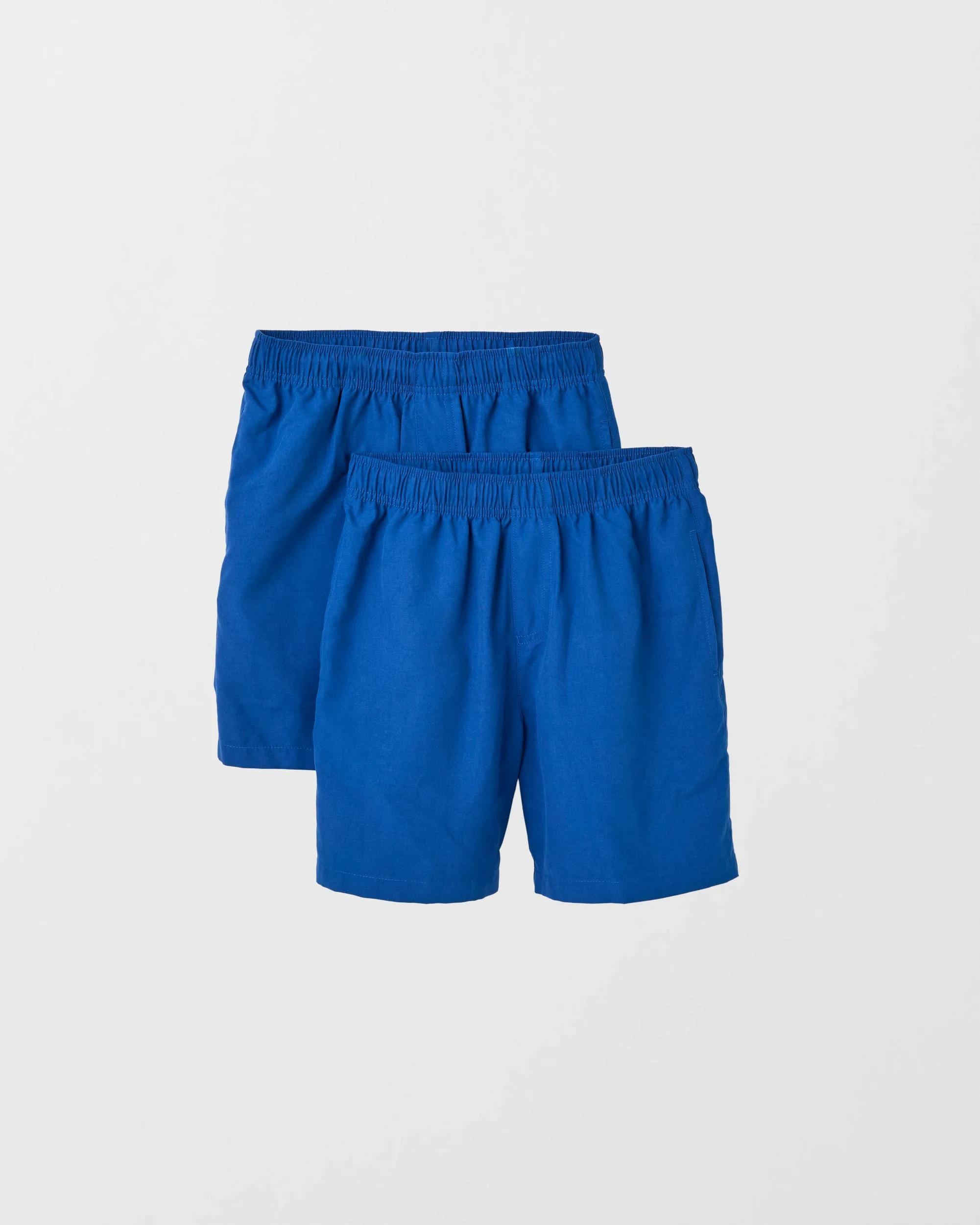 1 Target Kids School 2 Pack Microfibre Shorts ROYAL BLUE, 1 of 3