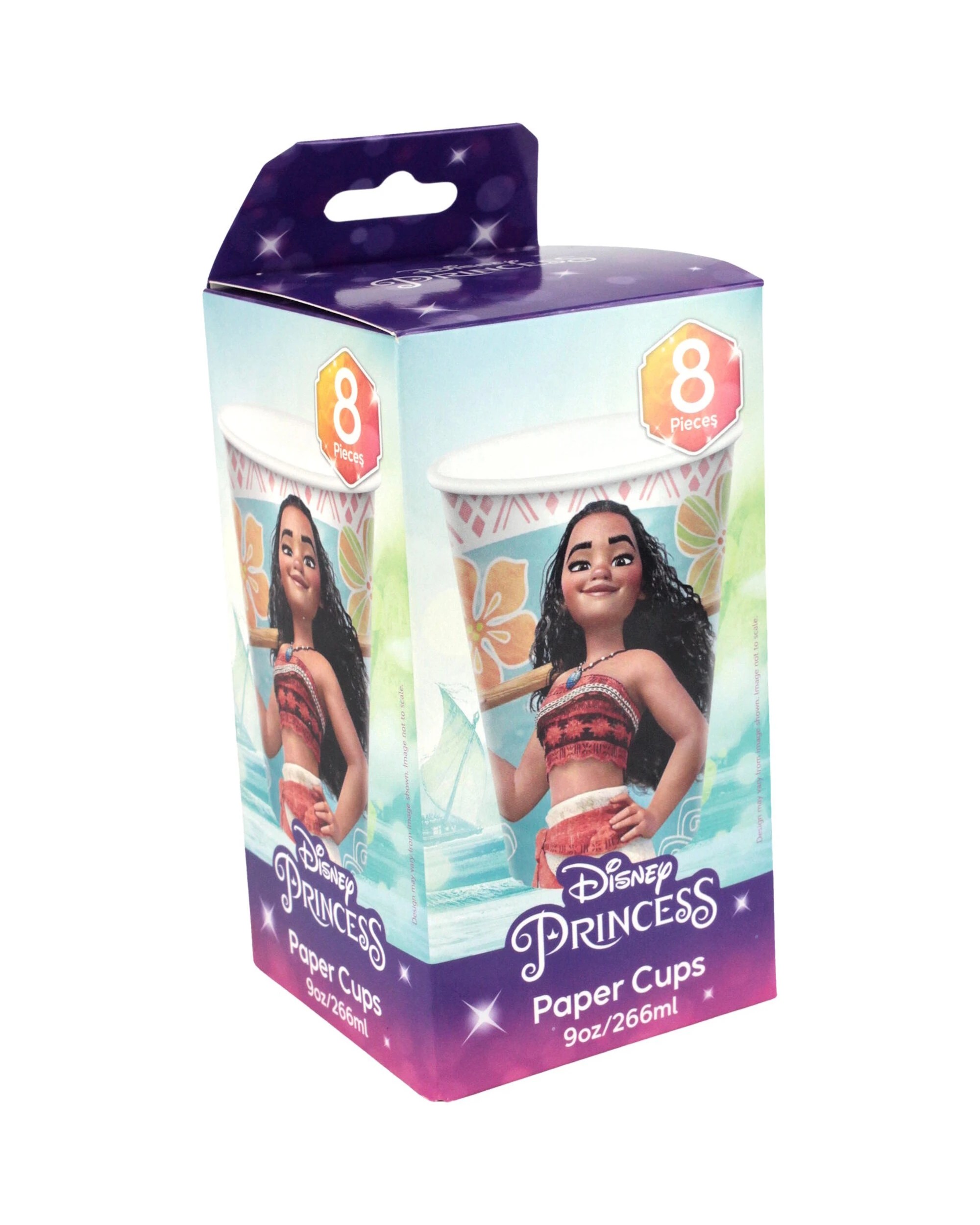 2 Disney Disney Moana Paper Cups 266ml Pack of 8, 2 of 3