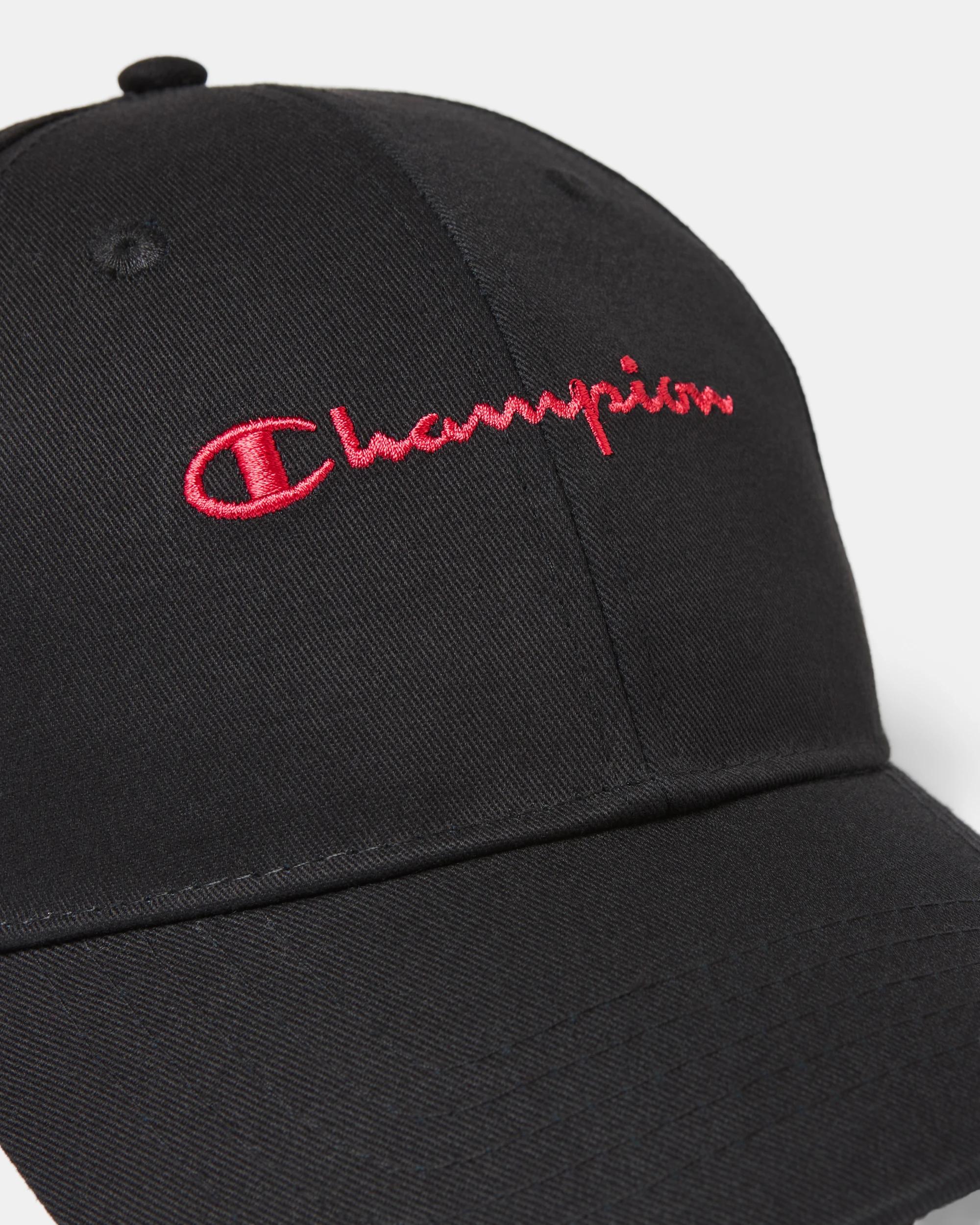 3 Champion Script License Cap Black, 3 of 4