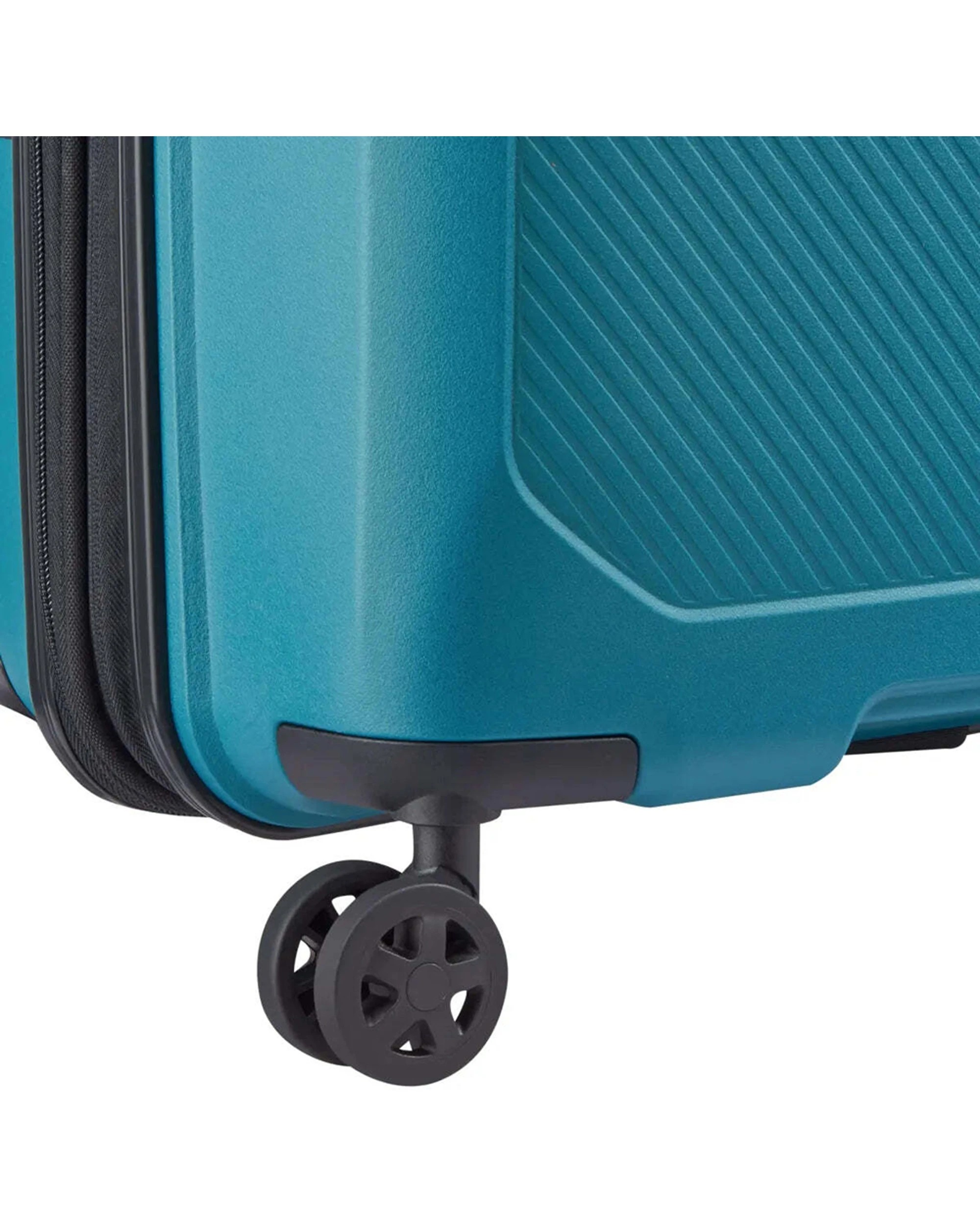 8 Delsey Anvers 65.5 cm 4 Wheel Expandable Suitcase TSA Lock Matte Finish Teal - Blue, 8 of 8