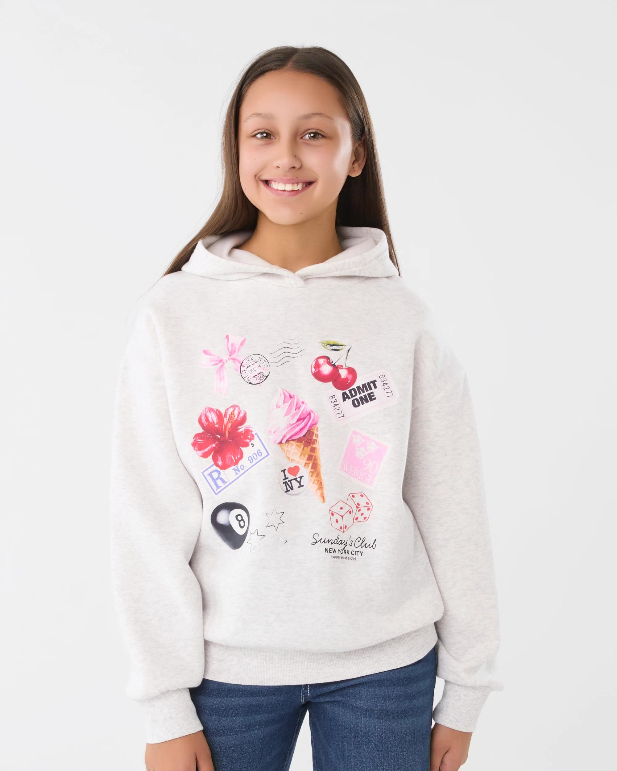 1 Oversized Hoodie Gry Club, 1 of 6