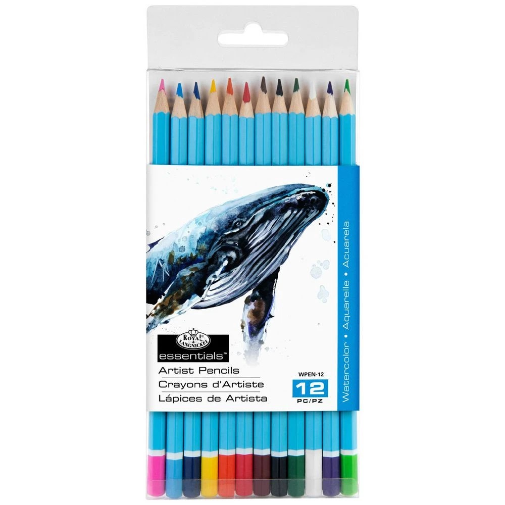 1 Royal & Langnickel Watercolour Pencil Set 12 Pack, 1 of 4