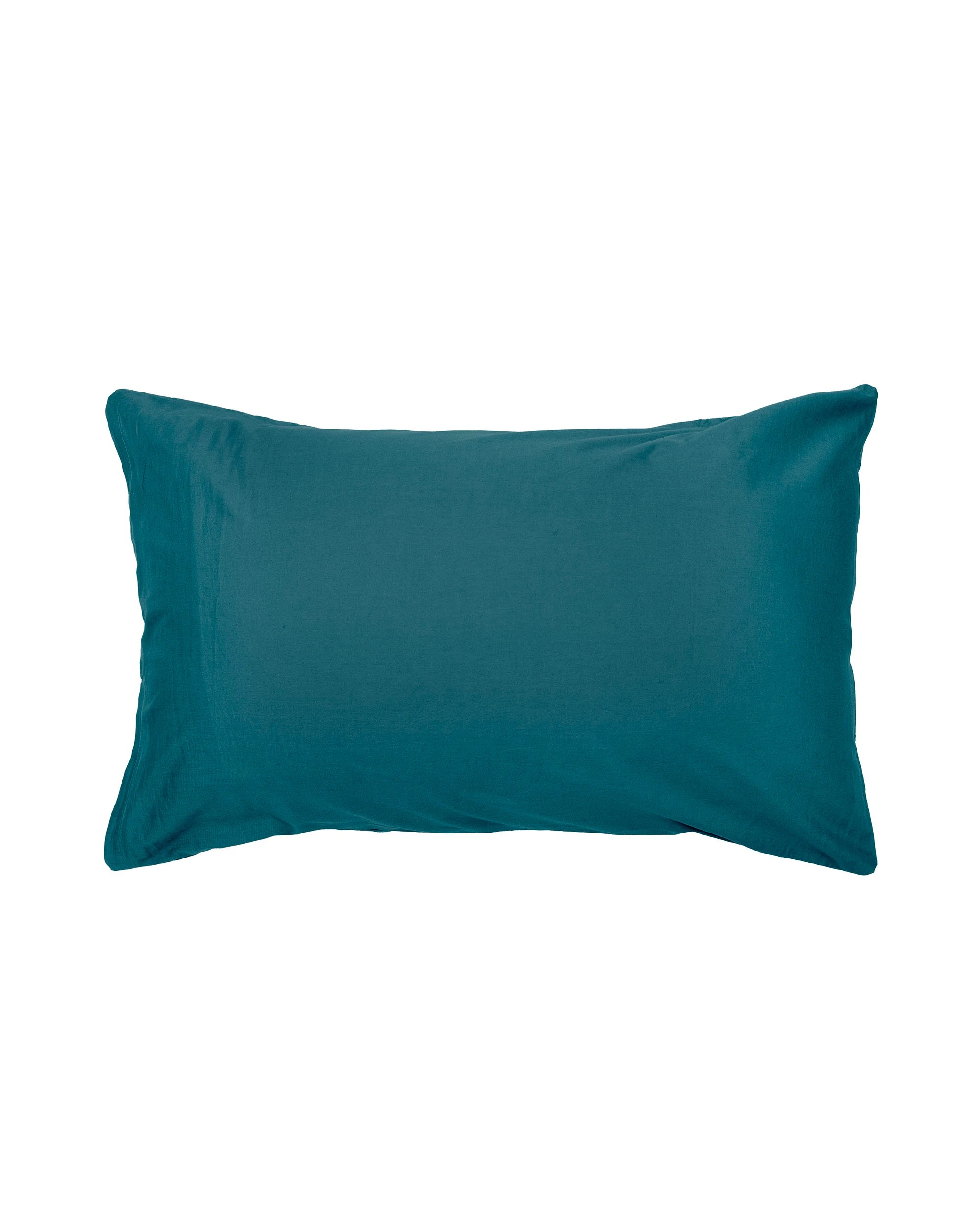 3 Bambury Luna Jacquard Cotton-Polyester Blend  Easy Care Machine Washable  Quilt Cover Set  Teal - Queen Bed - Blue, 3 of 4