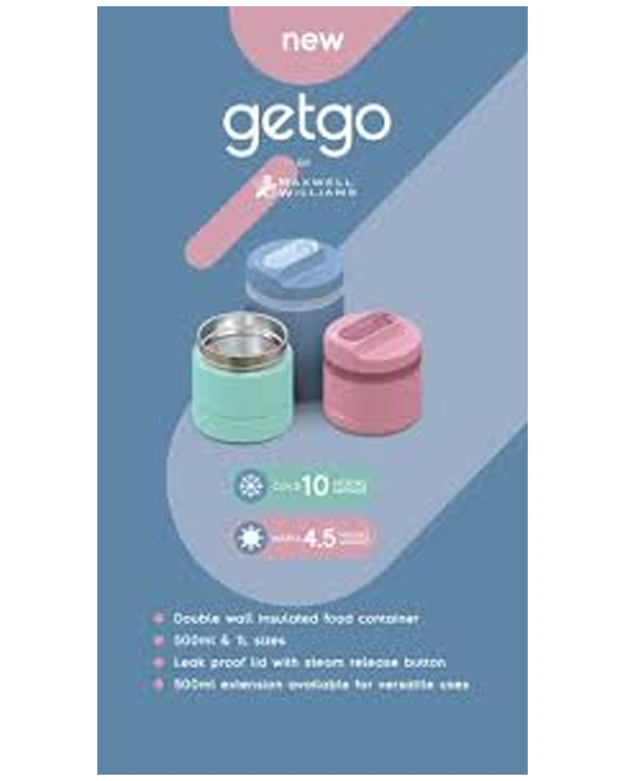 3 Maxwell & Williams Getgo Large Bento Box 7 Compartments With Divider
 - Black, 3 of 3