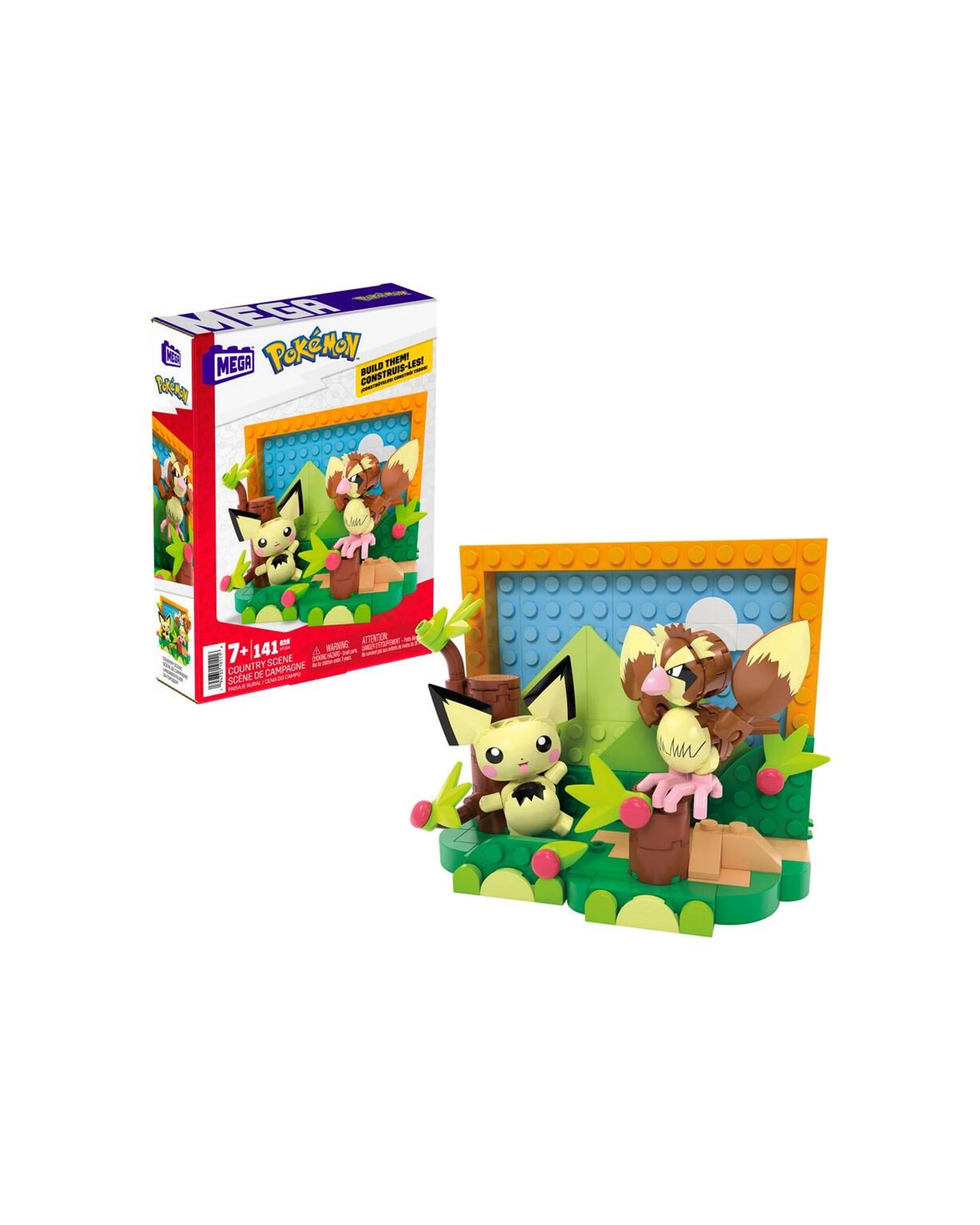 1 Dambulla Pty Ltd Mega Construx Pokémon Battle Packs Country Scene 141pc Set - Multi, 1 of 4