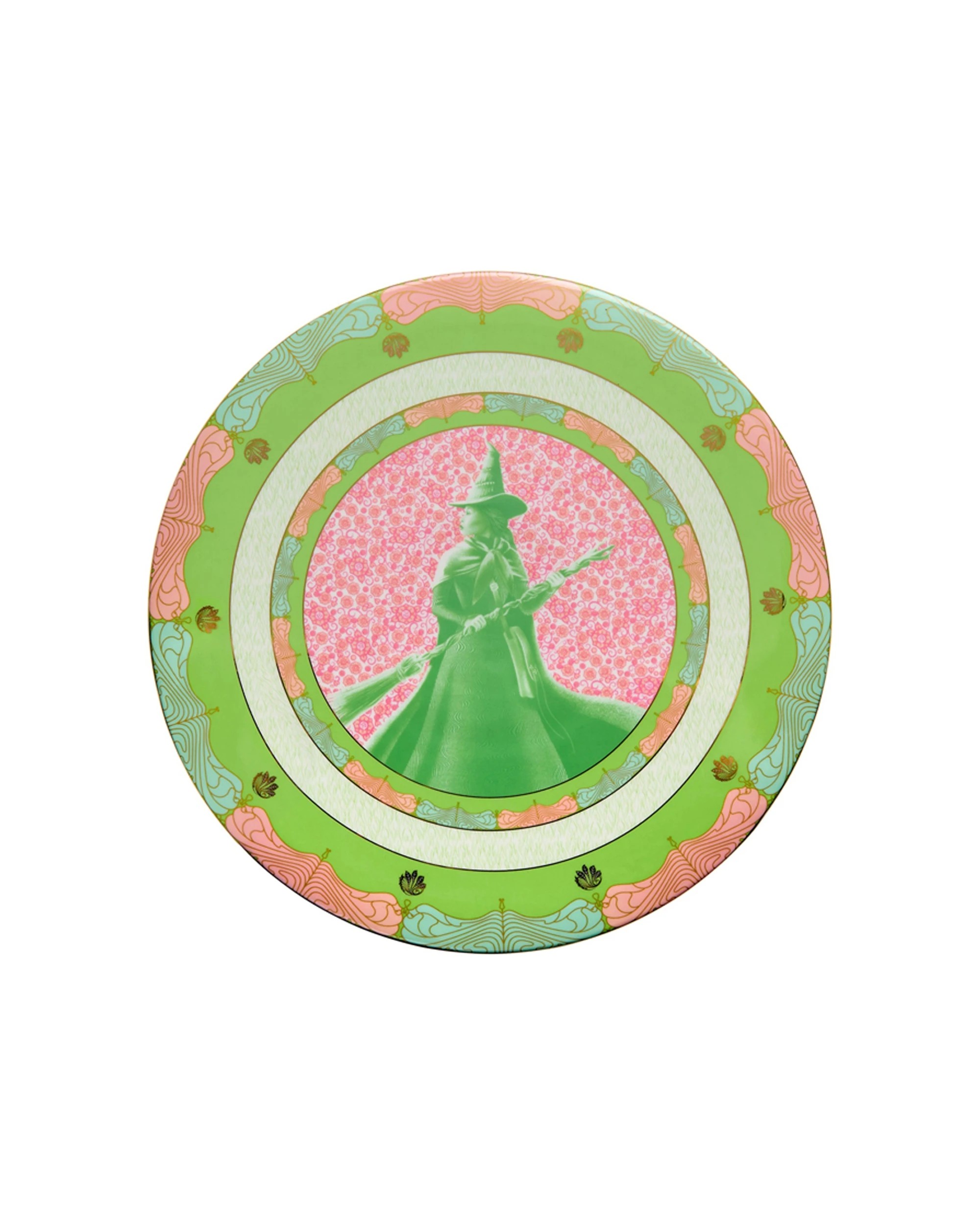 3 Maxwell & Williams Wicked Goes Good Footed Cake Stand 28cm Porcelain Elphaba - Green, 3 of 4