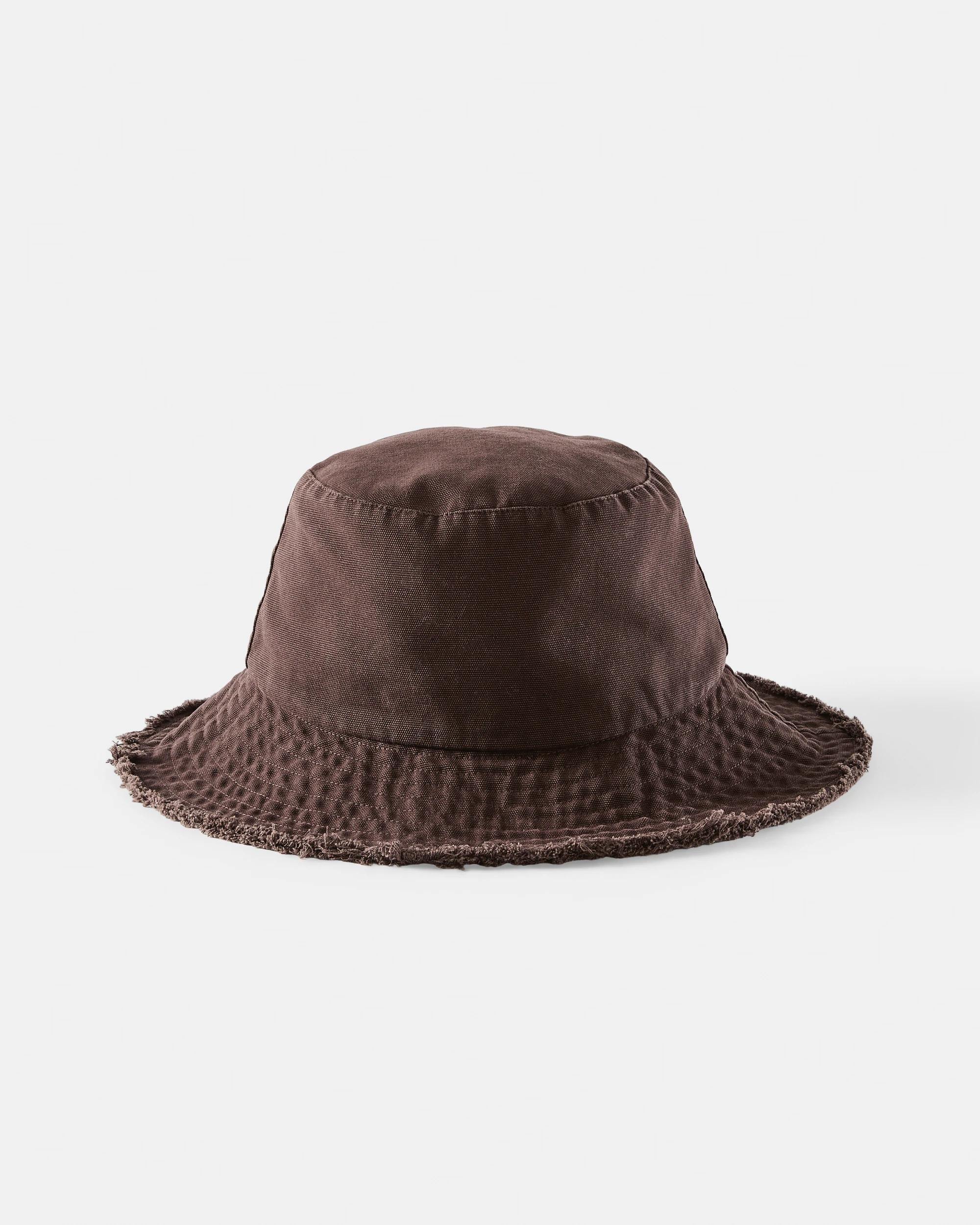 1 Draw String Bucket Hat Chocolate, 1 of 2