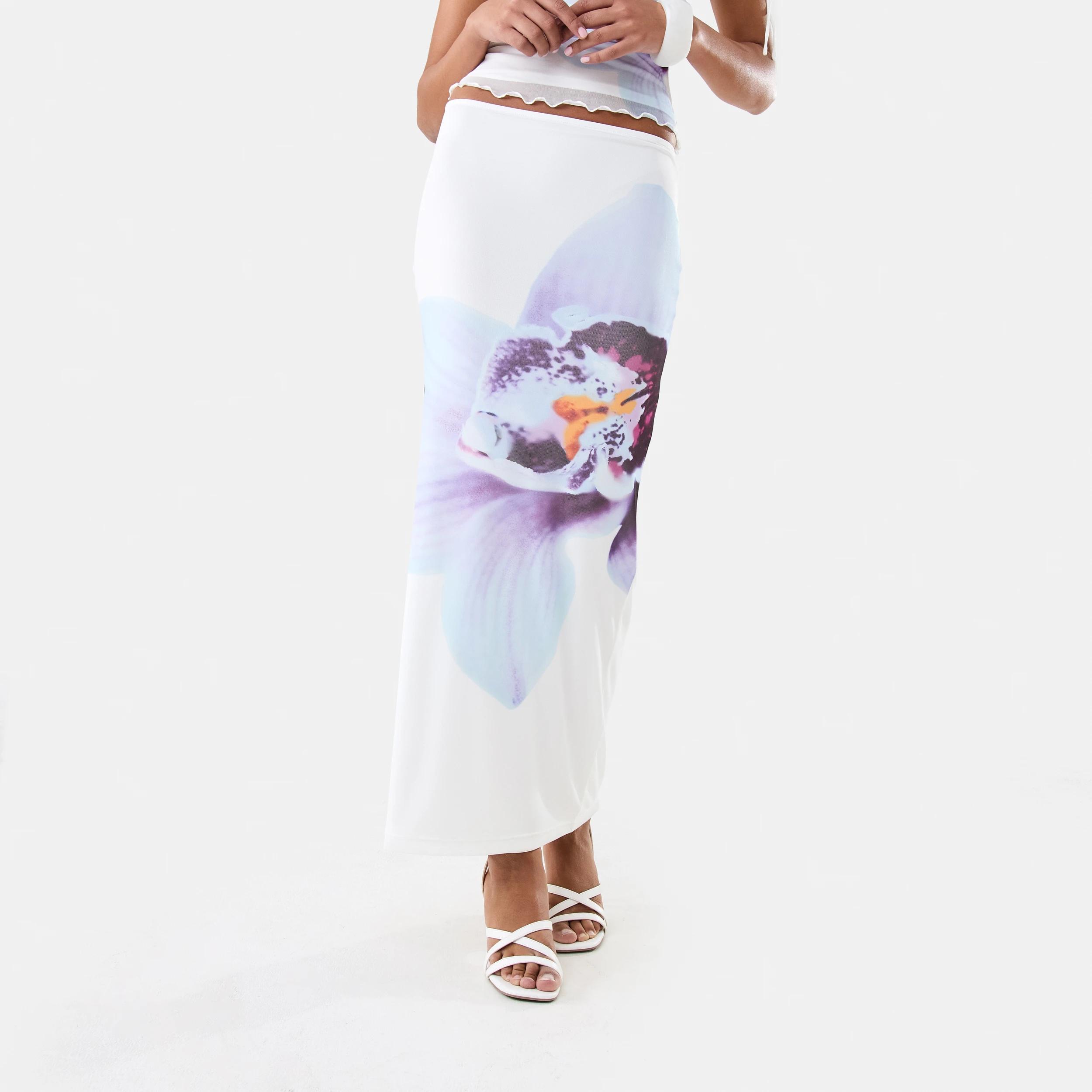 1 Mesh Maxi Skirt Wht Orchid, 1 of 8