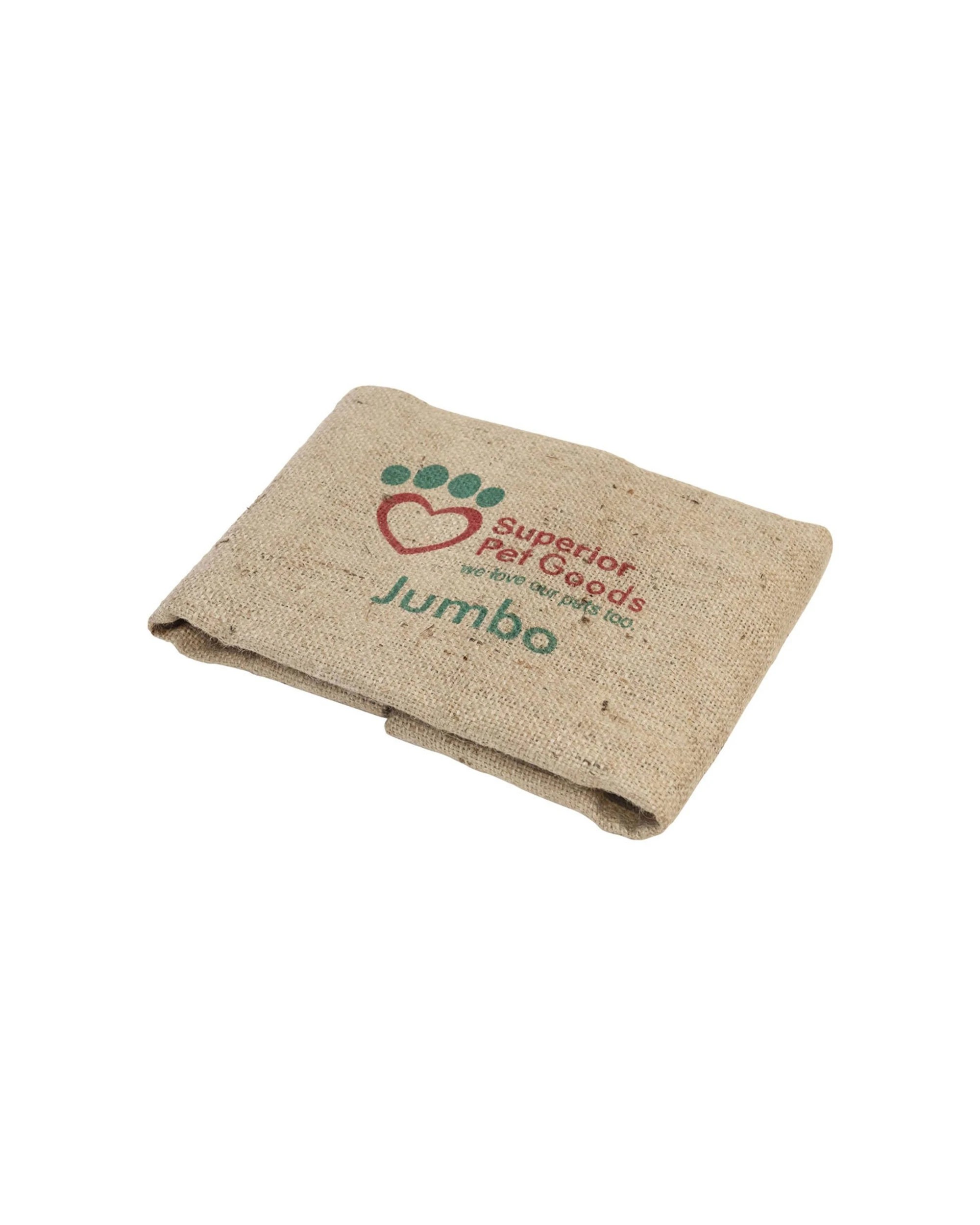 1 Superior Pet Goods 118x78cm Jumbo Fitted Sheet Hessian Cover For Dog Bed Frame - Natural, 1 of 2