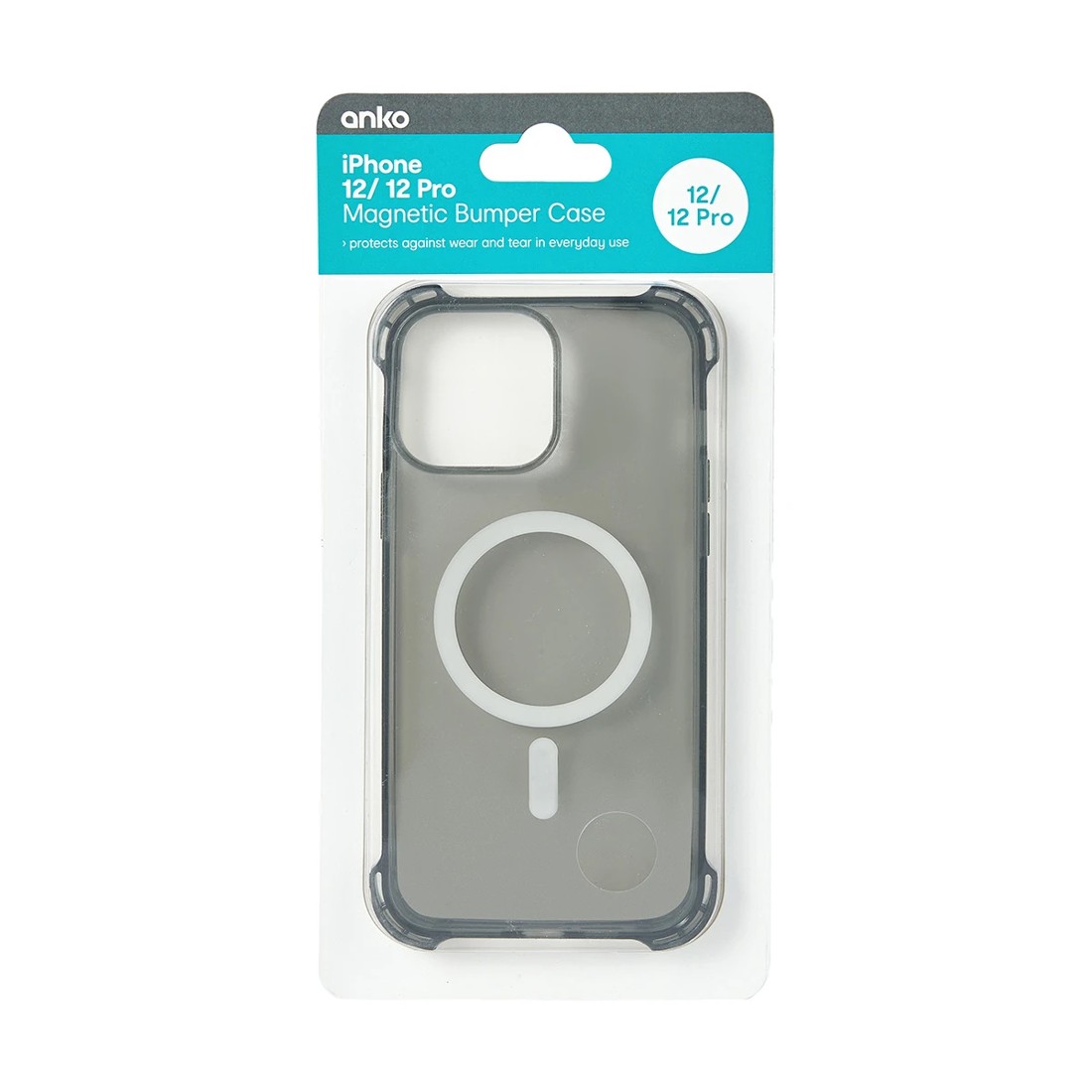 5 iPhone 12/12 Pro Magnetic Bumper Case - Black, 5 of 5